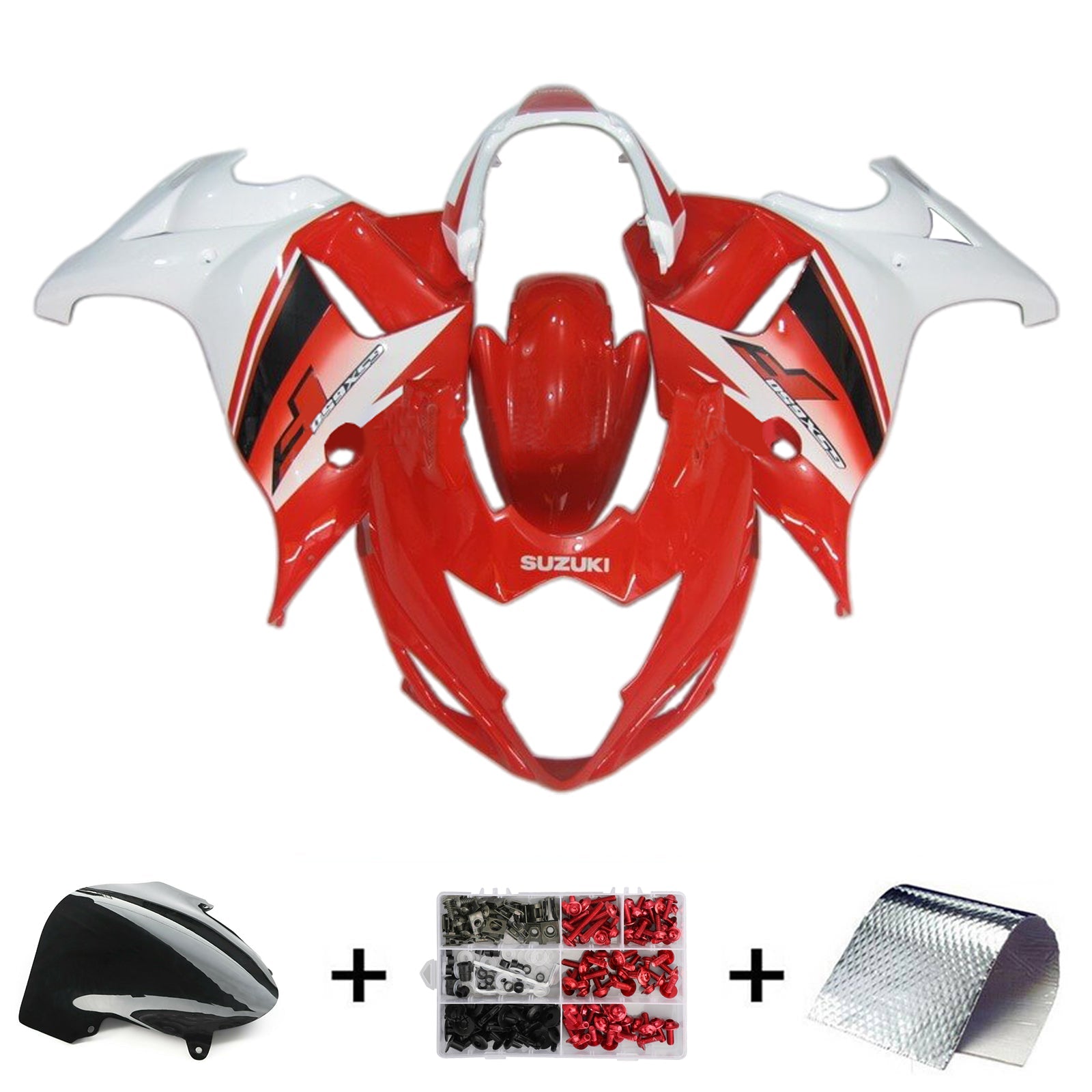 Amotopart Suzuki Katana GSX650F 2008-2013 Fairing Kit Bodywork Plastic ABS