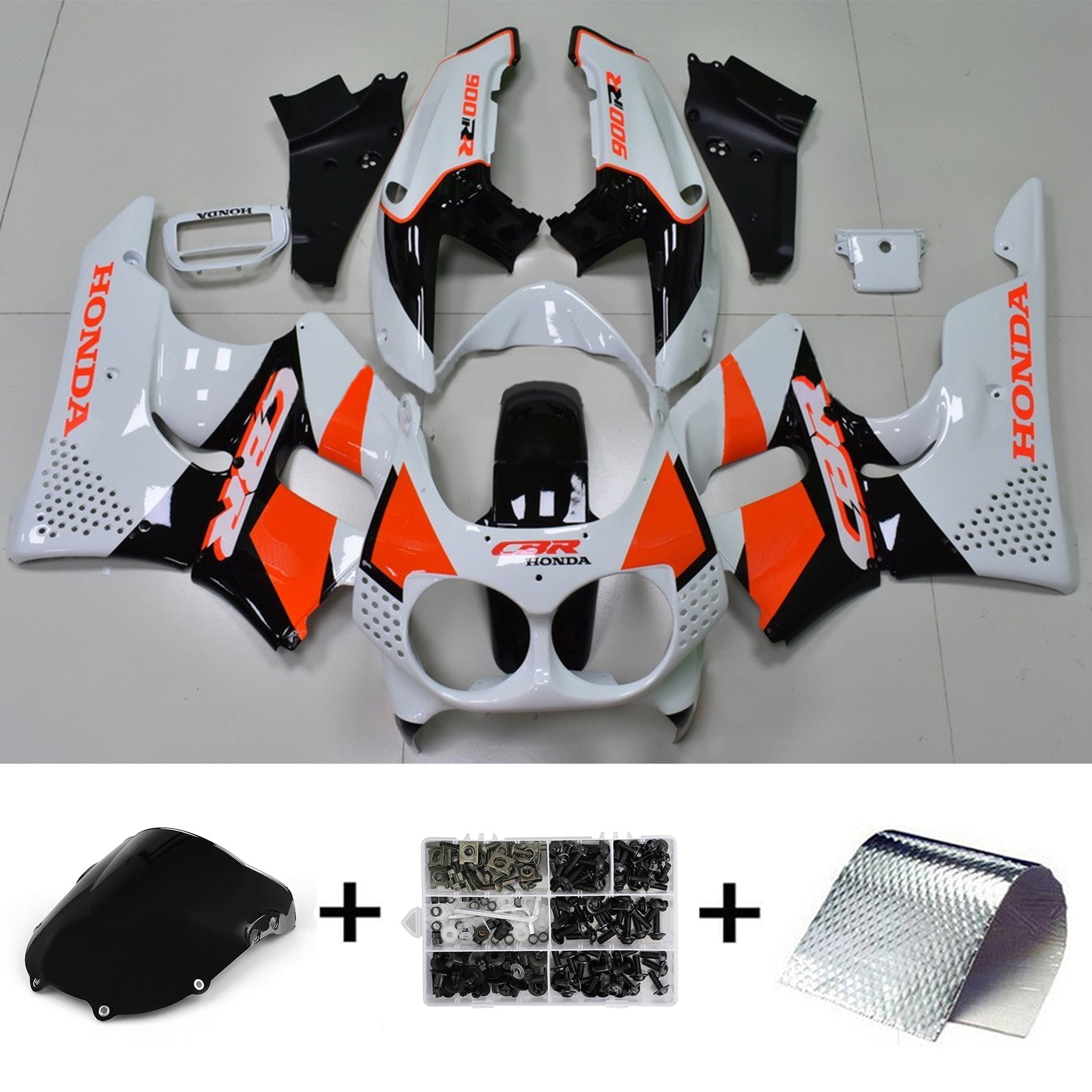 Honda CBR900RR 893 1992-1993 Fairing Kit Bodywork Plastic ABS