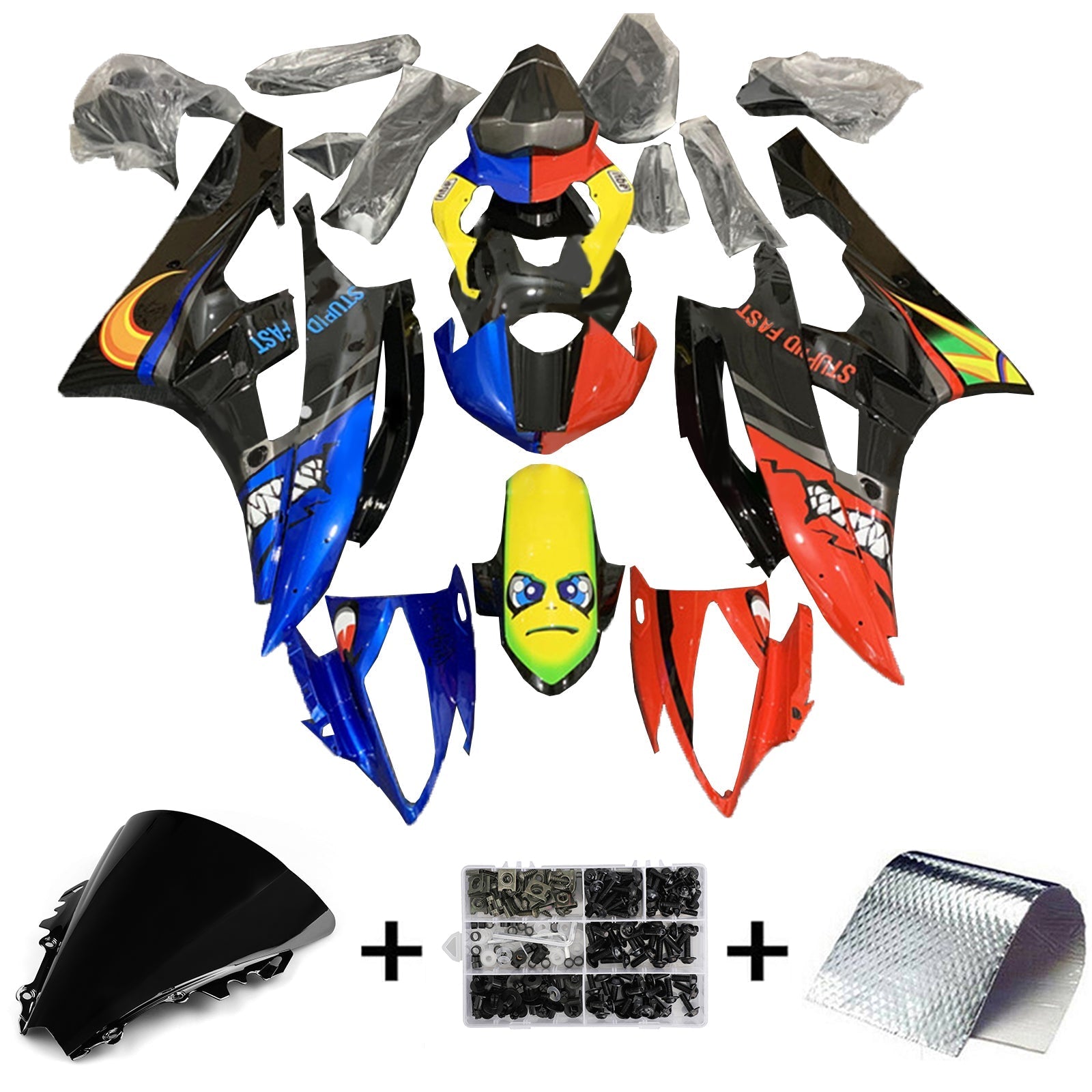 Yamaha YZF 600 R6 2006-2007 Kit Carenado Carrocería Plástico ABS