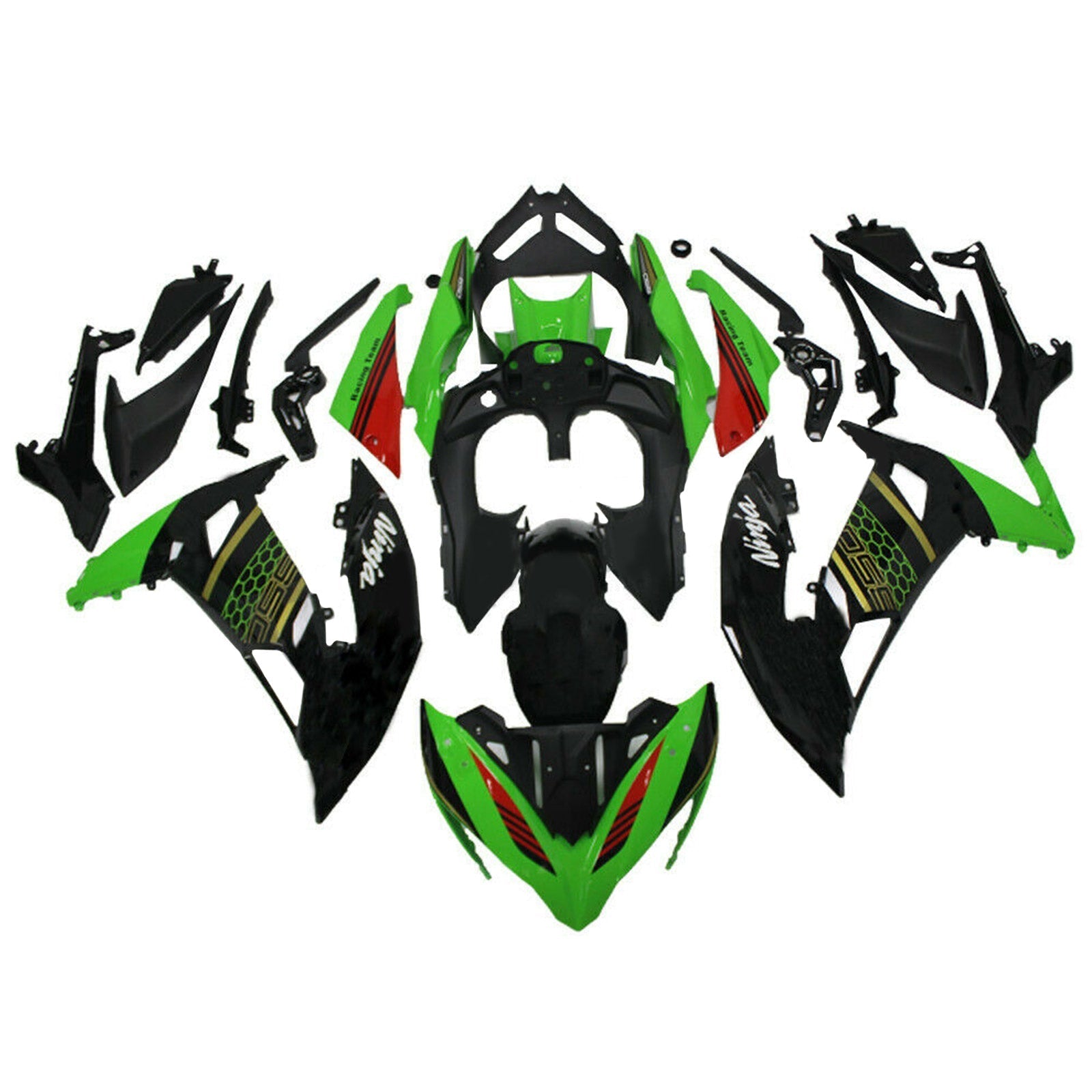 Fairing Kit Plastic for Kawasaki Ninja 650 ER-6F EX650 2017-2019 02# Generic