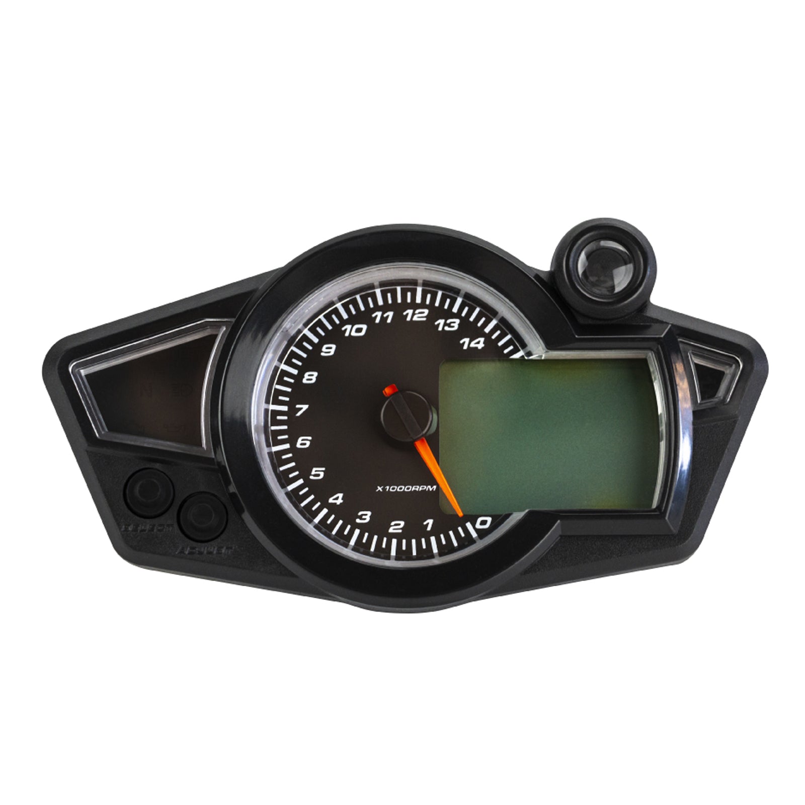 Tachometer Motorcycle Universal Digital Lcd 1-6 Gear Odometer Speedometer Generic