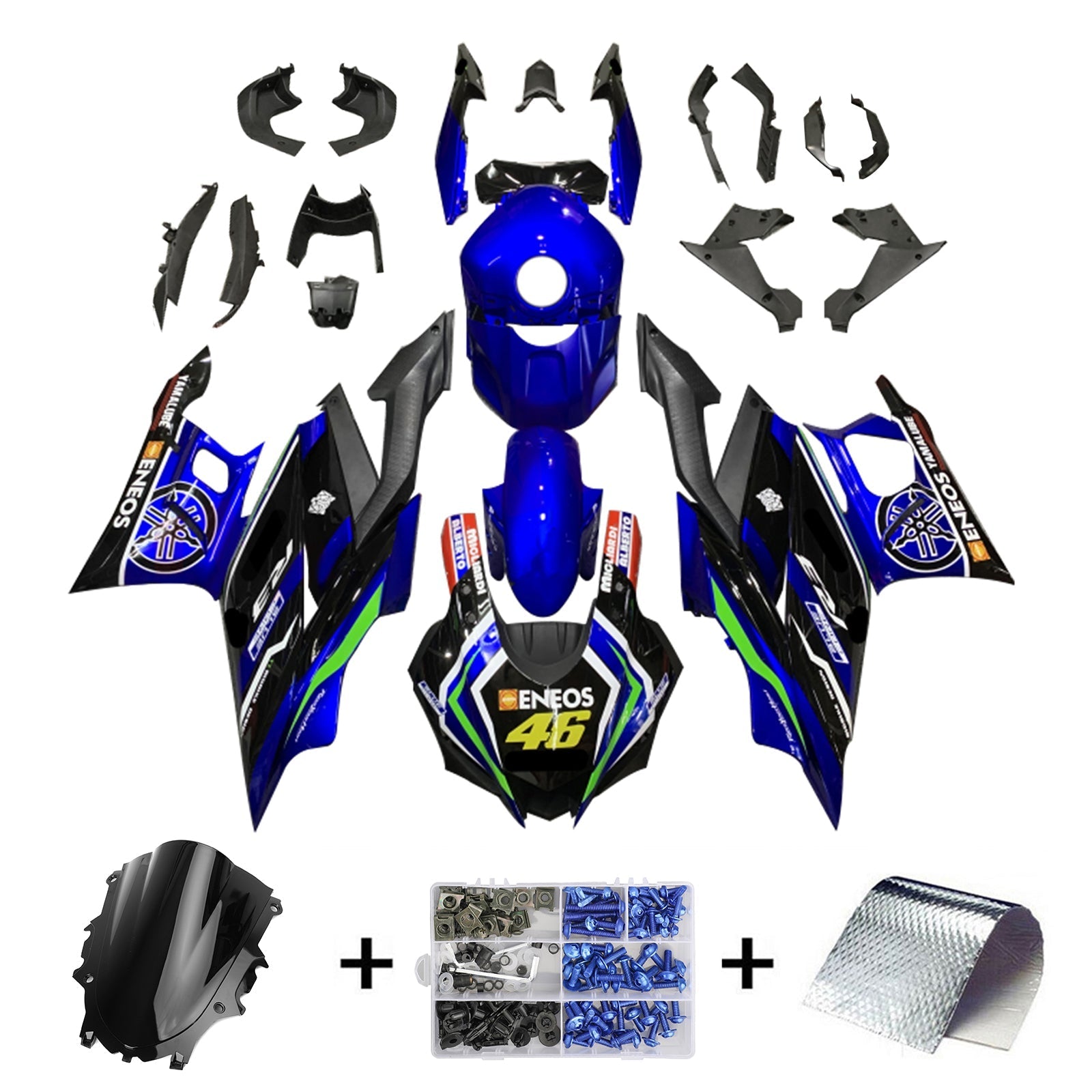 Yamaha YZF-R3 R25 2019-2021 Fairing Kit Bodywork Plastic ABS