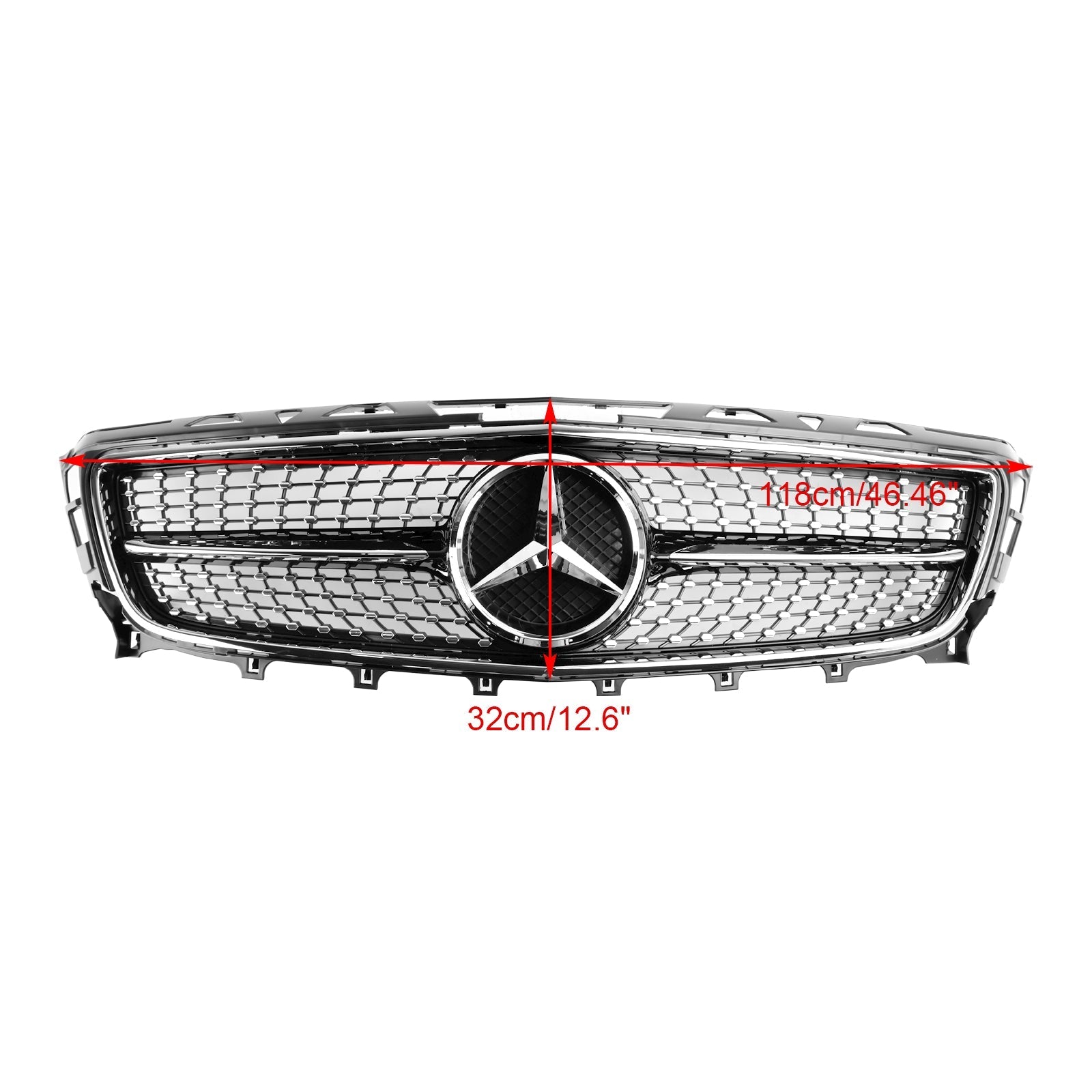 Front Grill Grille Fit Mercedes-Benz W218 CLS-Class ClS350/500/550 2011-2014