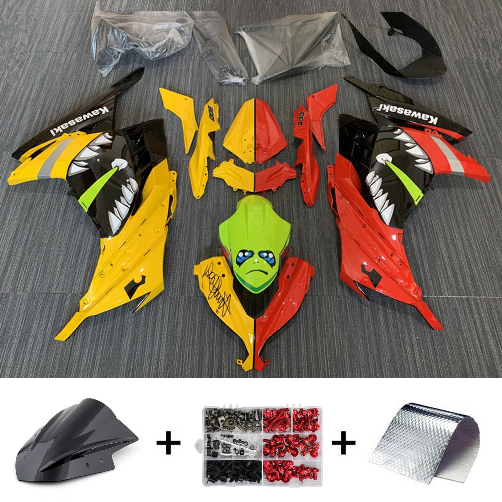 Kawasaki EX300 Ninja300 2013-2024 Fairing Kit Bodywork Plastic ABS