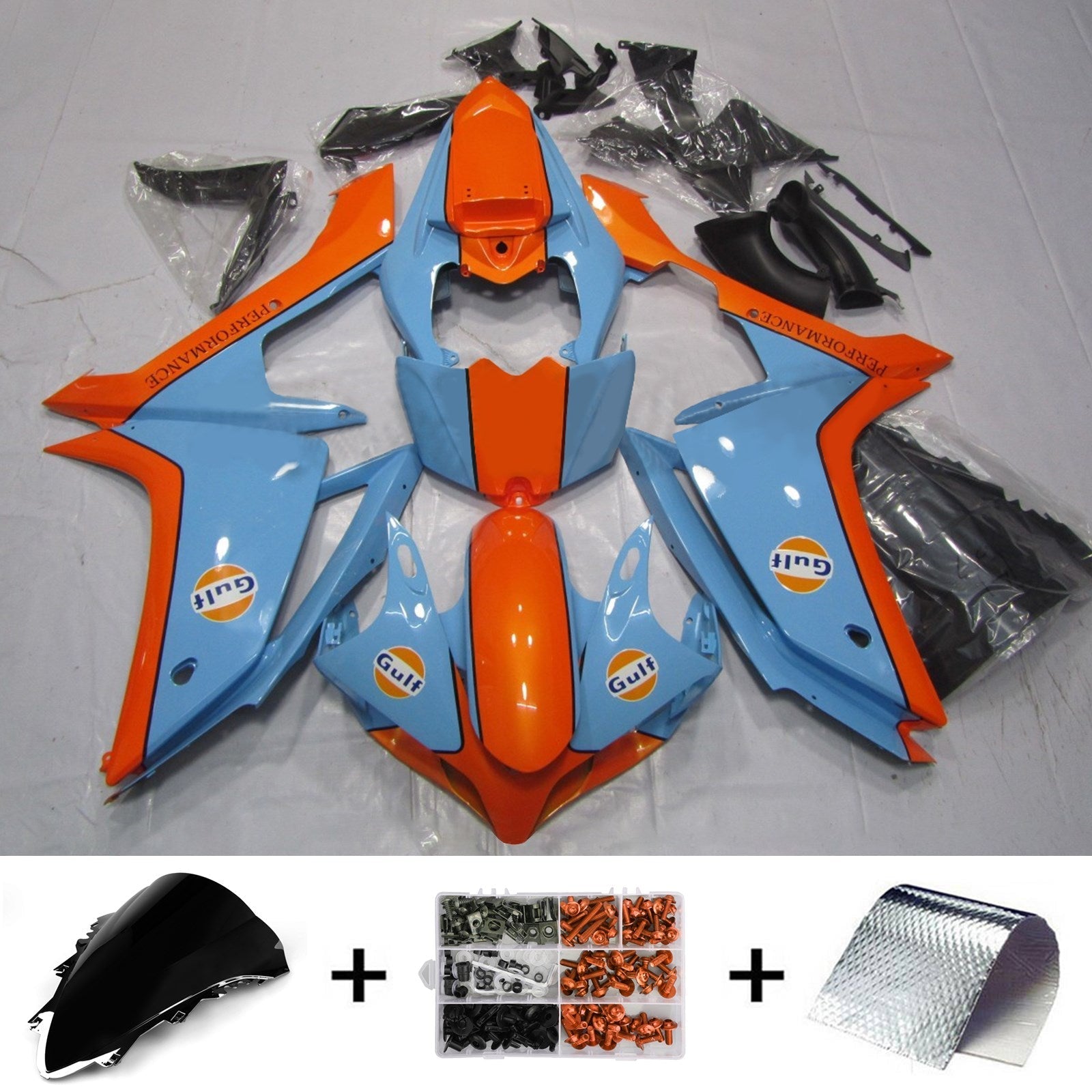 Yamaha YZF 1000 R1 2007-2008 Fairing Kit Bodywork Plastic ABS