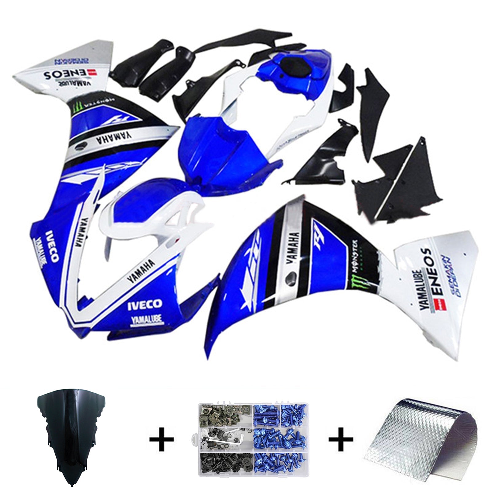 Yamaha YZF 1000 R1 2009-2011 Fairing Kit Bodywork Plastic ABS