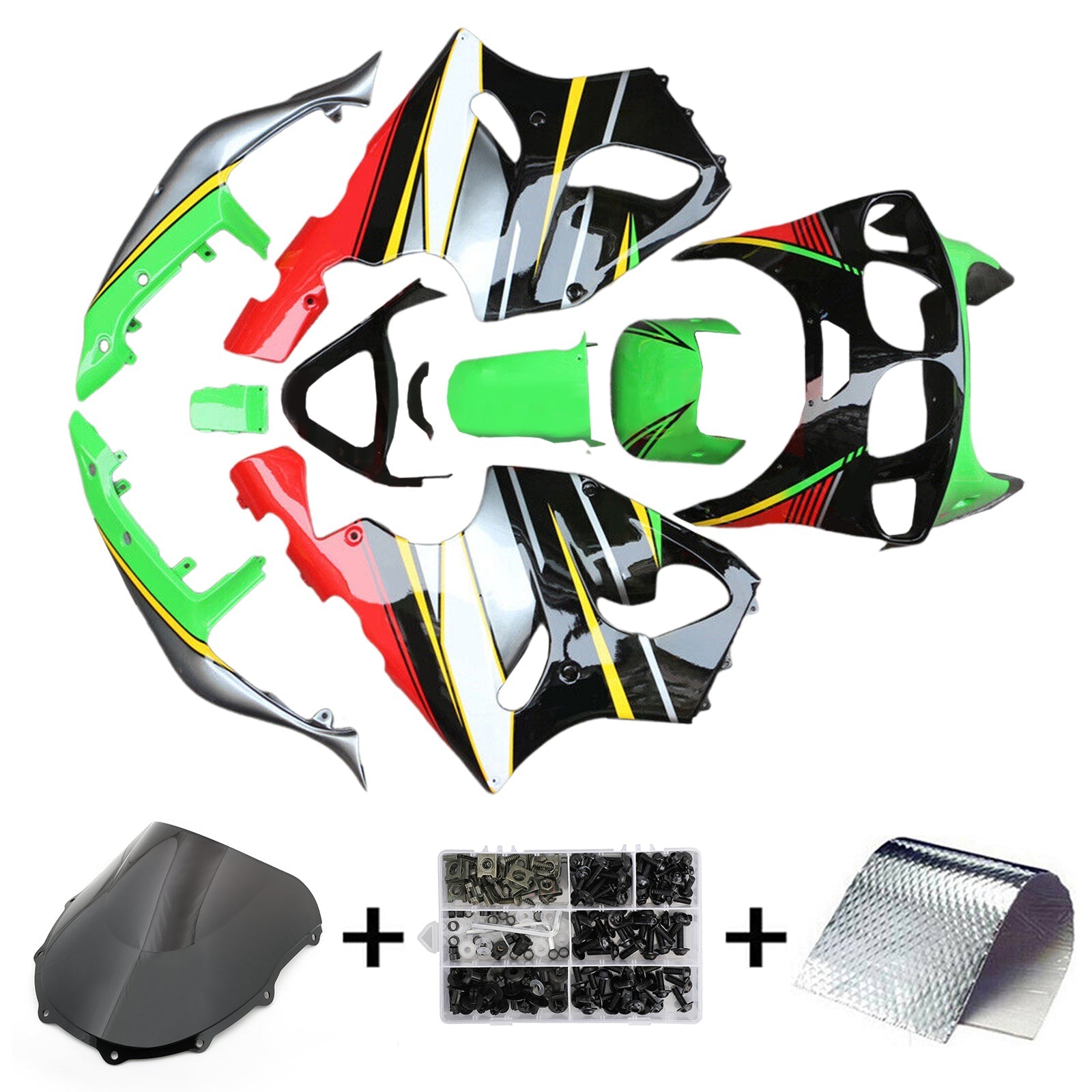 Kawasaki ZX-7R 1996-2003Fairing Kit Bodywork Plastic ABS