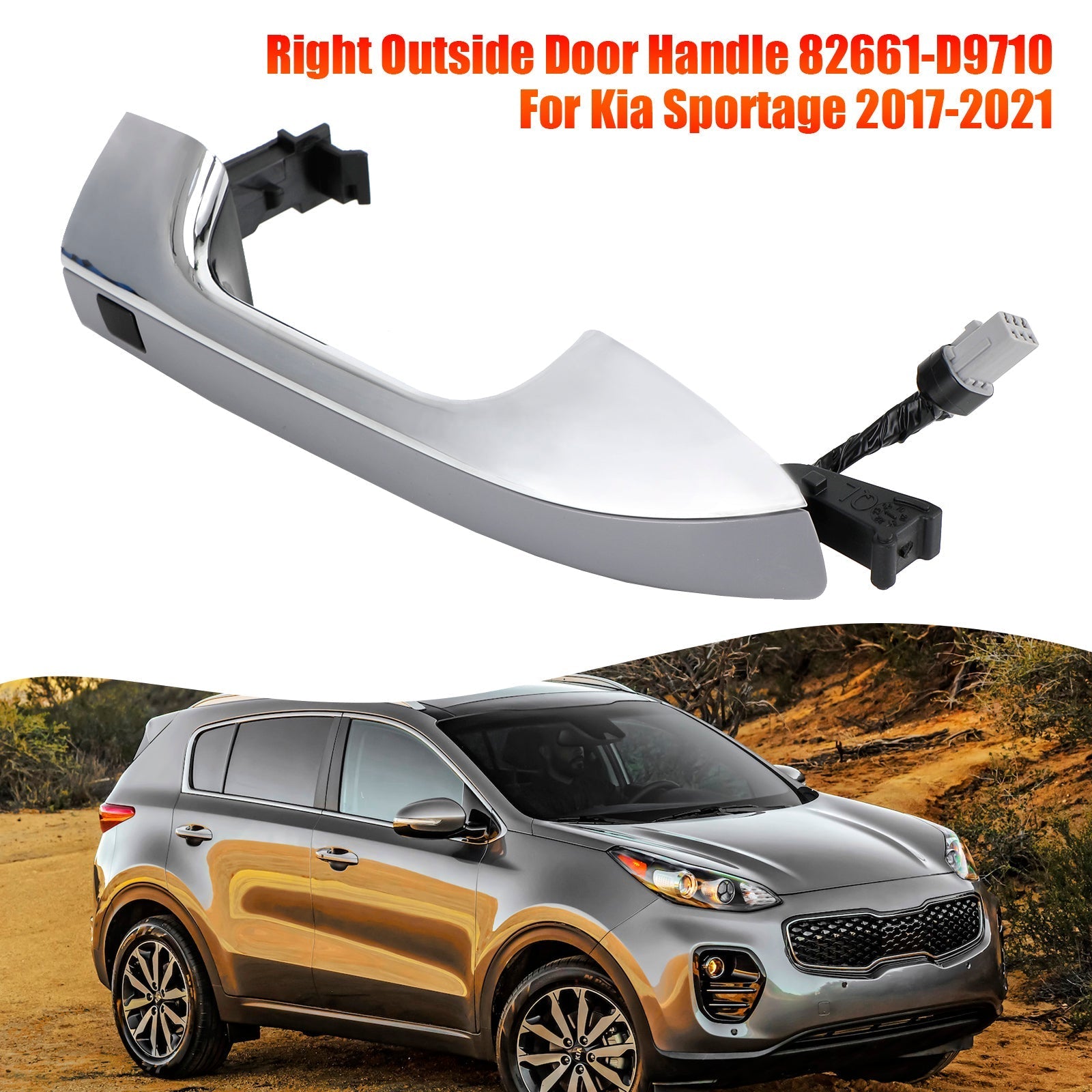 Kia Sportage 2017-2021 Right Outside Door Handle 82661-D9710