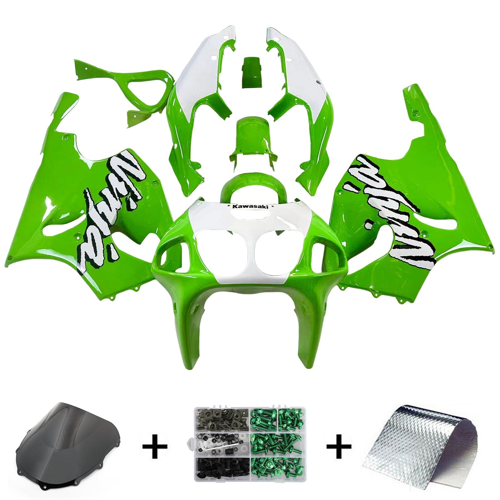 Kawasaki ZX7R 1996-2003 Fairing Kit Bodywork Plastic ABS