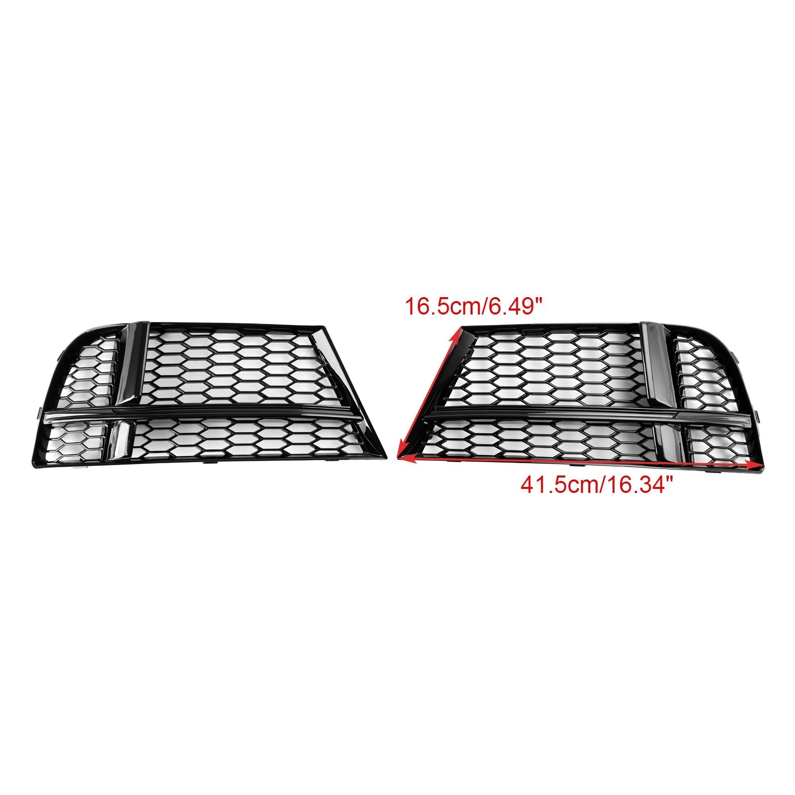 AUDI A3 8V S-LINE 2017-2019 Cubierta de luz antiniebla delantera Bisel Parrilla Parrilla