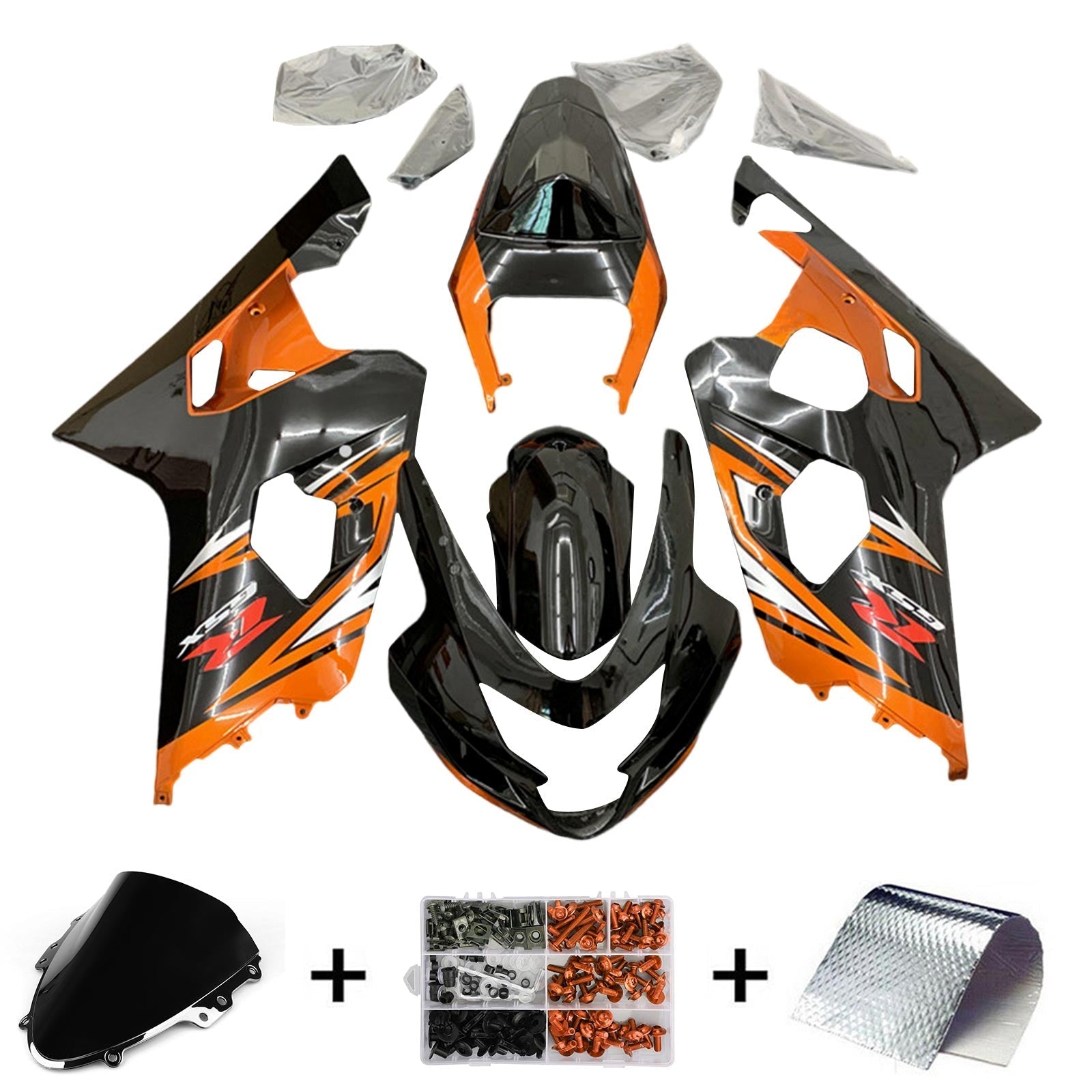 Suzuki GSXR 600/750 2004-2005 K4 Fairing Kit Bodywork Plastic ABS