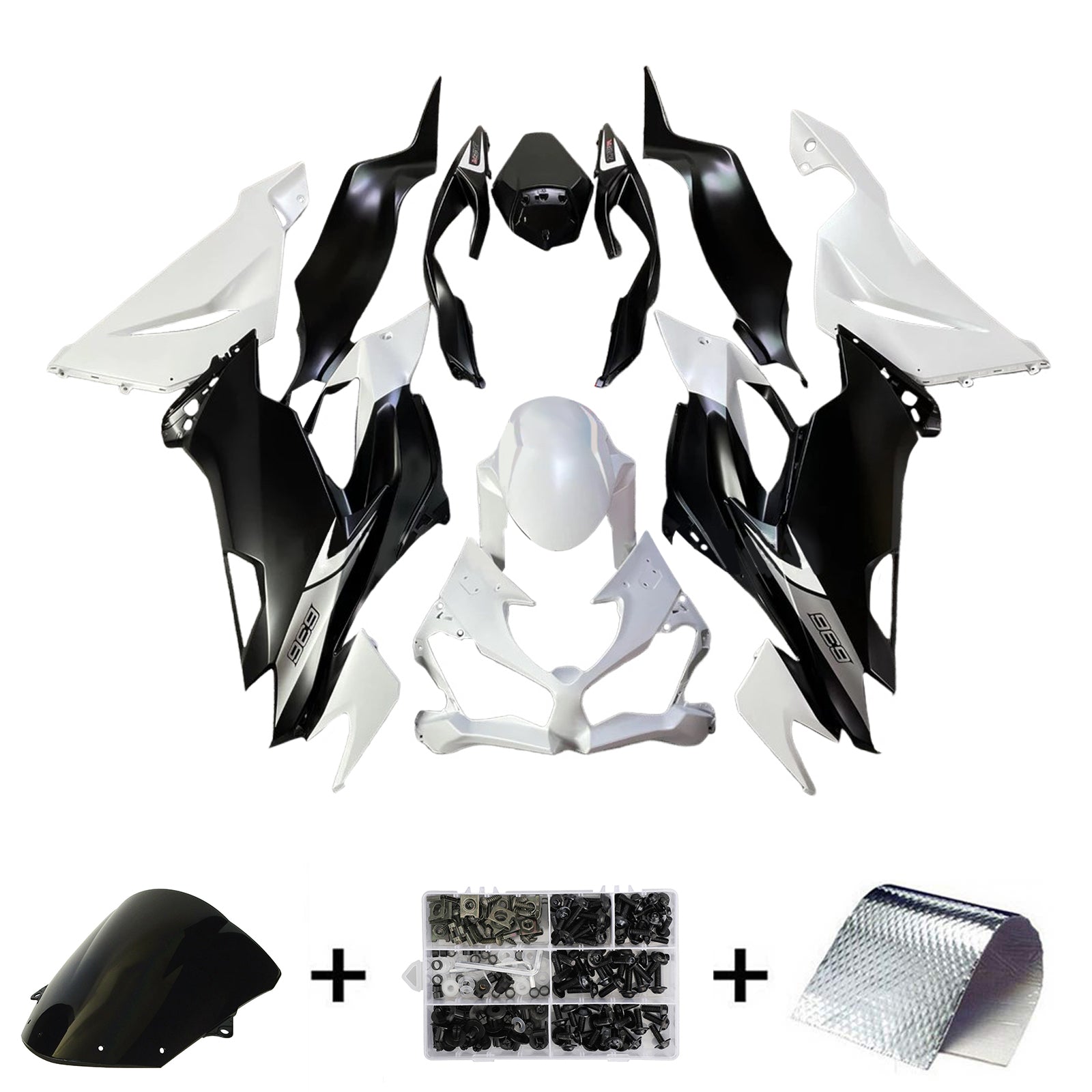 Kawasaki ZX6R 2019-2023 Fairing Kit Bodywork Plastic ABS