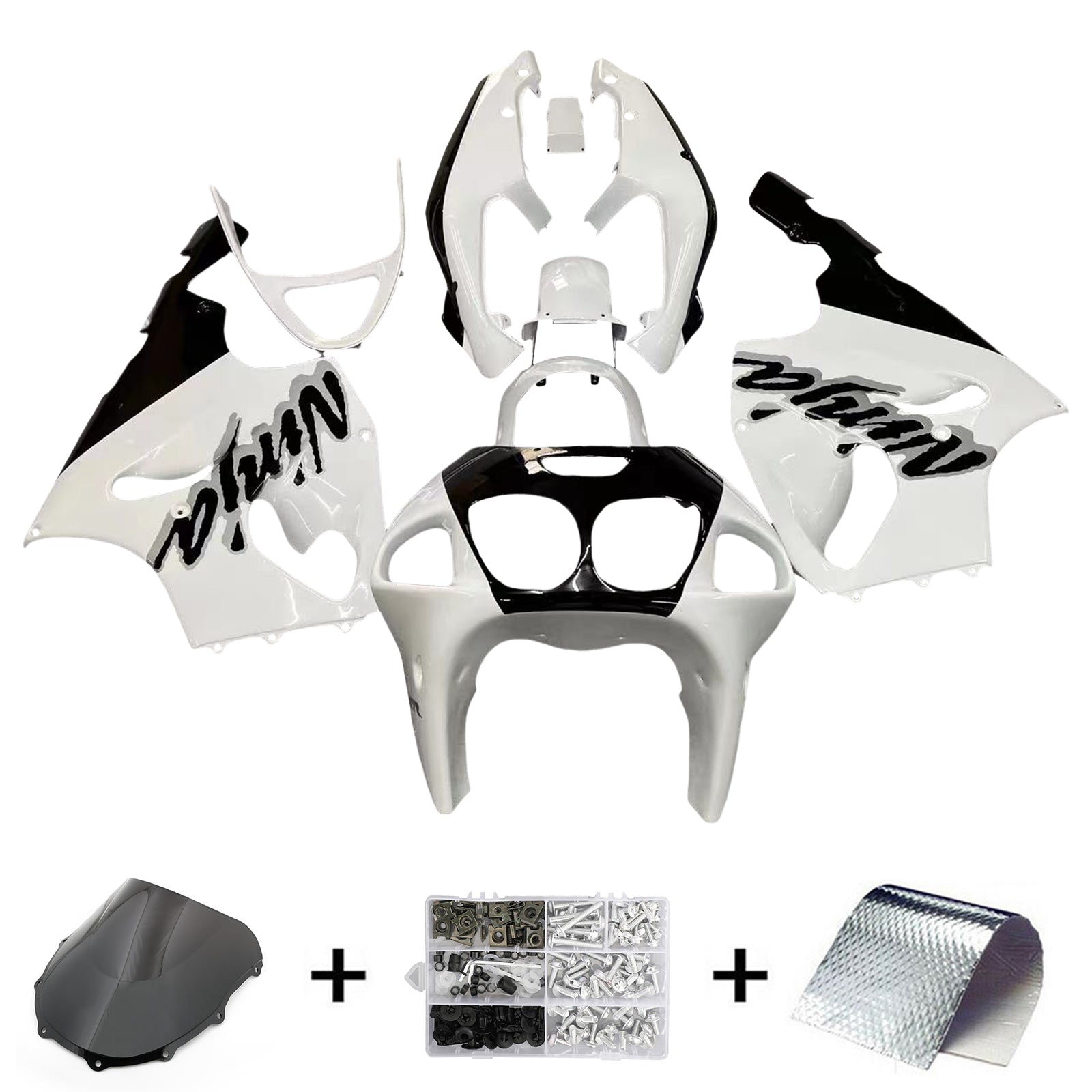 Kawasaki ZX7R 1996-2003 Fairing Kit Bodywork Plastic ABS