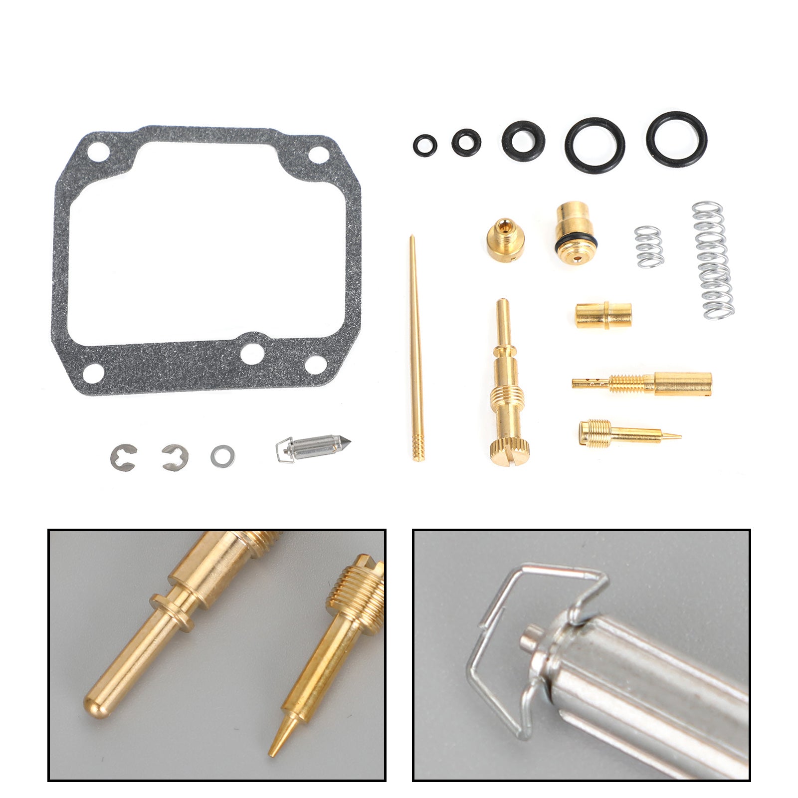 Kit de reconstrucción de carburador compatible con Suzuki Quadrunner 160 LT160E 2x4 1989-1992 genérico