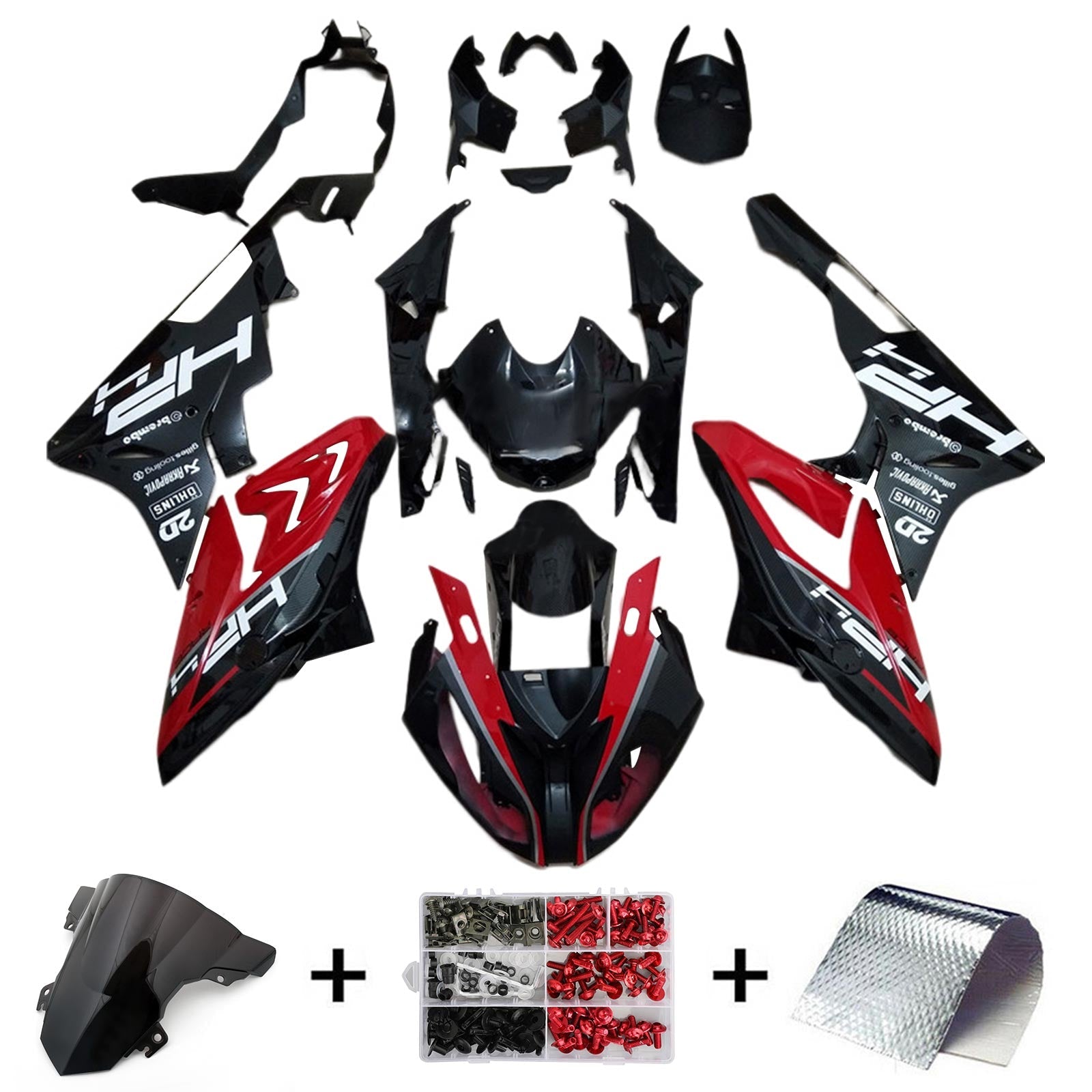 Amotopart BMW S1000RR 2017-2018 Fairing Kit Bodywork Plastic ABS