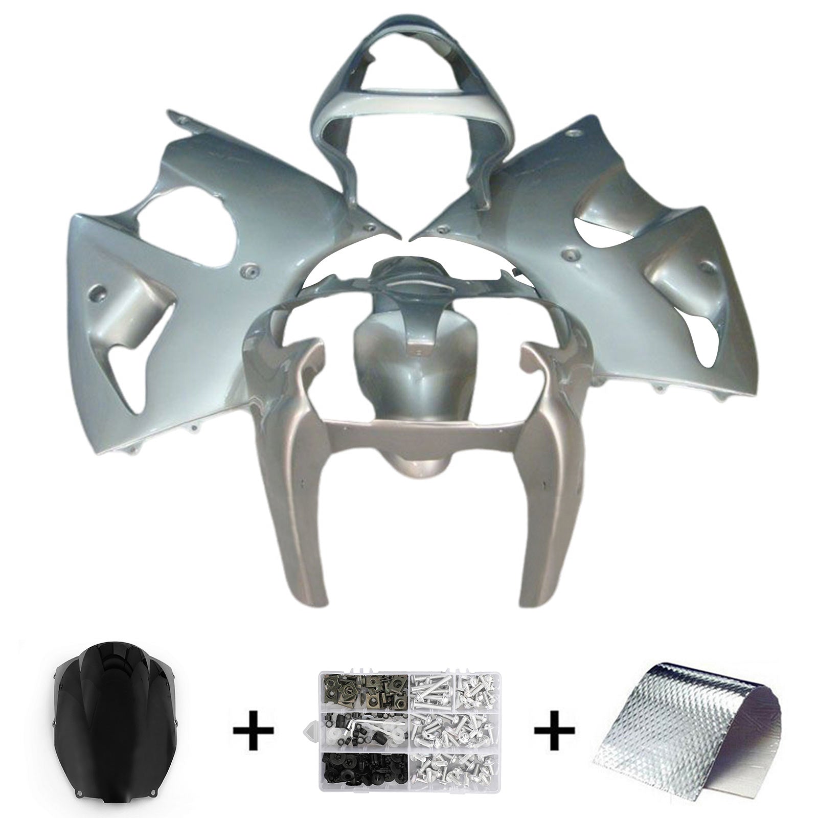 Kawasaki ZX6R 636 2000-2002 ZZR600 2005-2008 Fairing Kit Bodywork