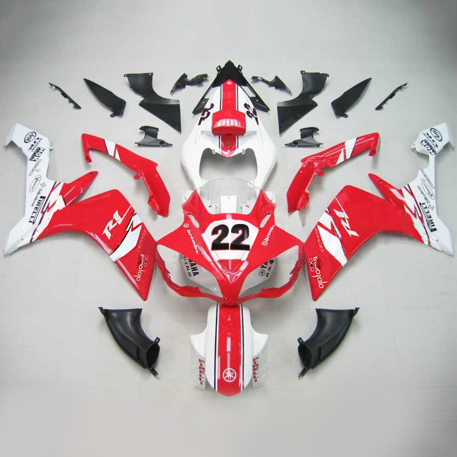 Kit de carenado para Yamaha YZF 1000 R1 2007-2008 Genérico