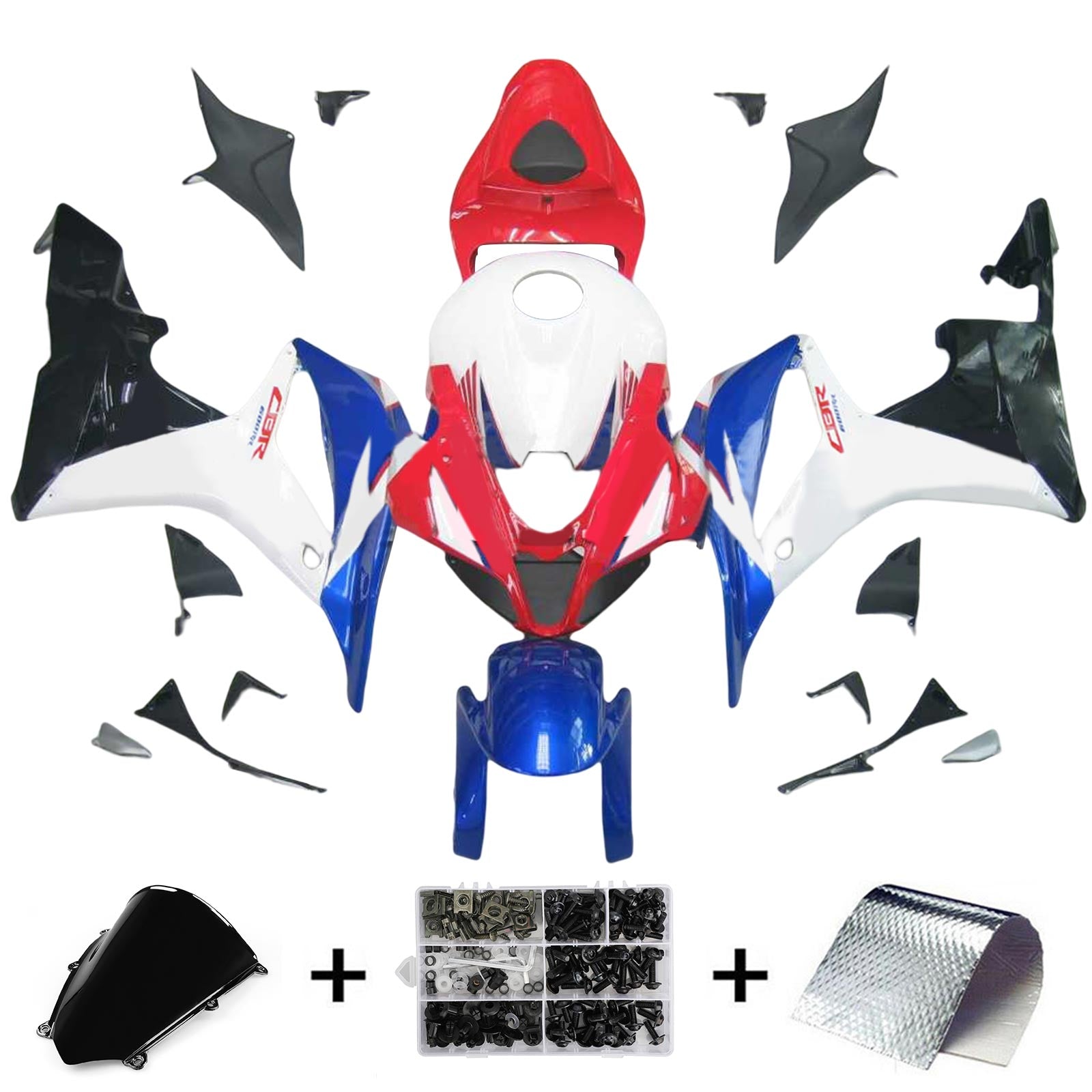 Honda CBR600RR 2007-2008 F5 Fairing Kit Bodywork Plastic ABS