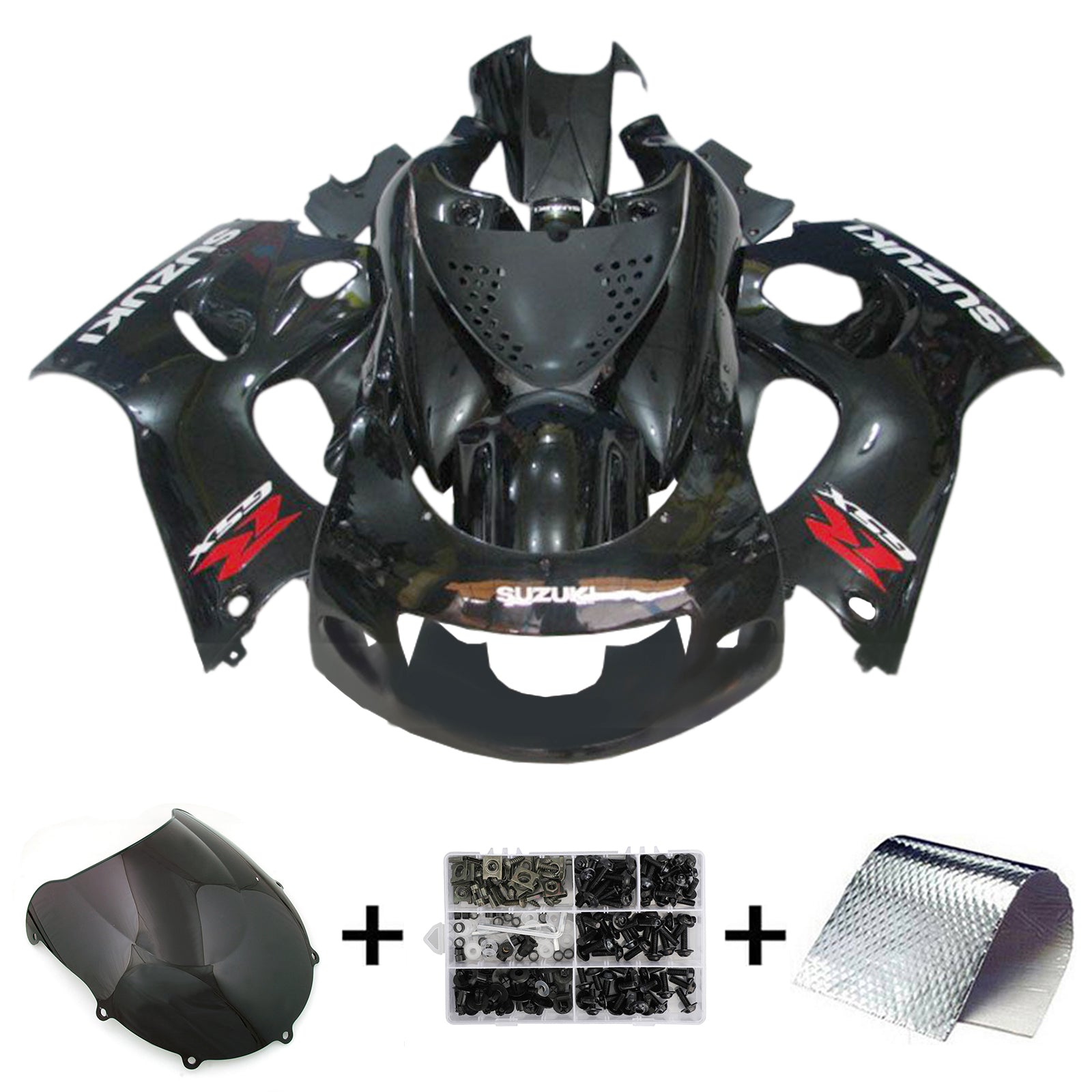 Amotopart Suzuki GSXR600 1996-2000 GSXR750 1996-1999 Fairing Kit Bodywork