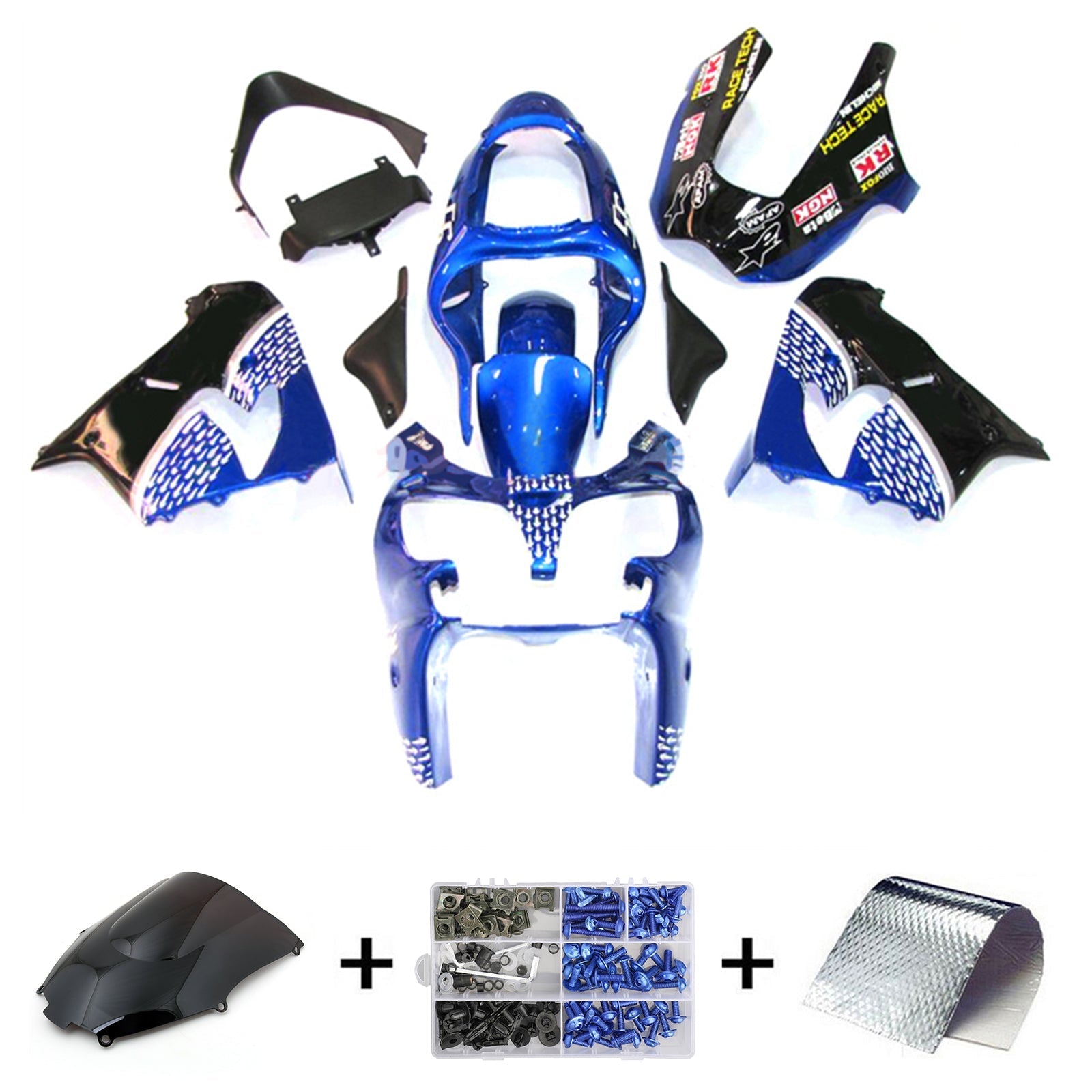 Kit Carenado Kawasaki ZX9R 2002-2003 Carrocería Plástico ABS