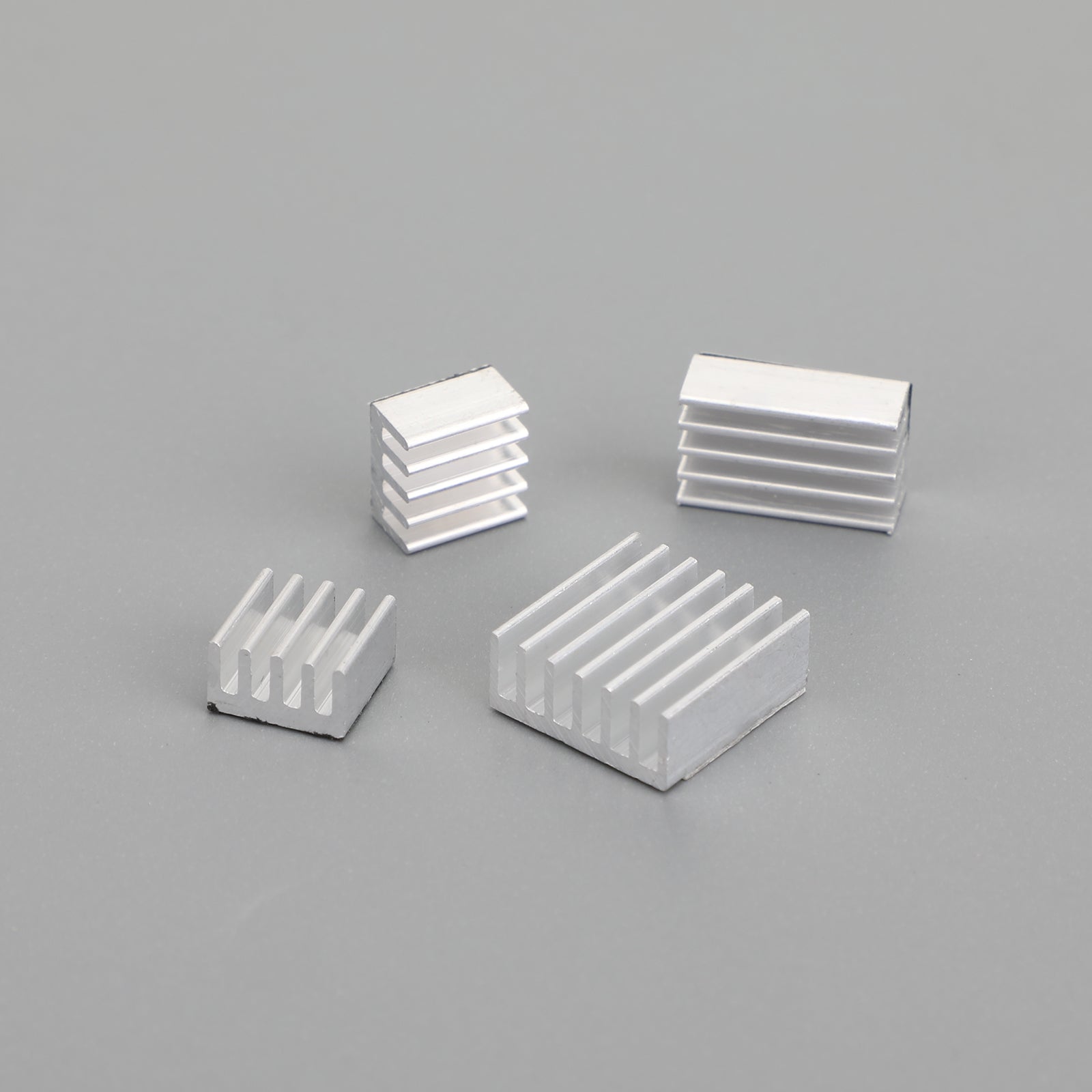 4PCS Aluminum Heatsink Radiator Cooler Kit for Raspberry Pi 4B with Sticker