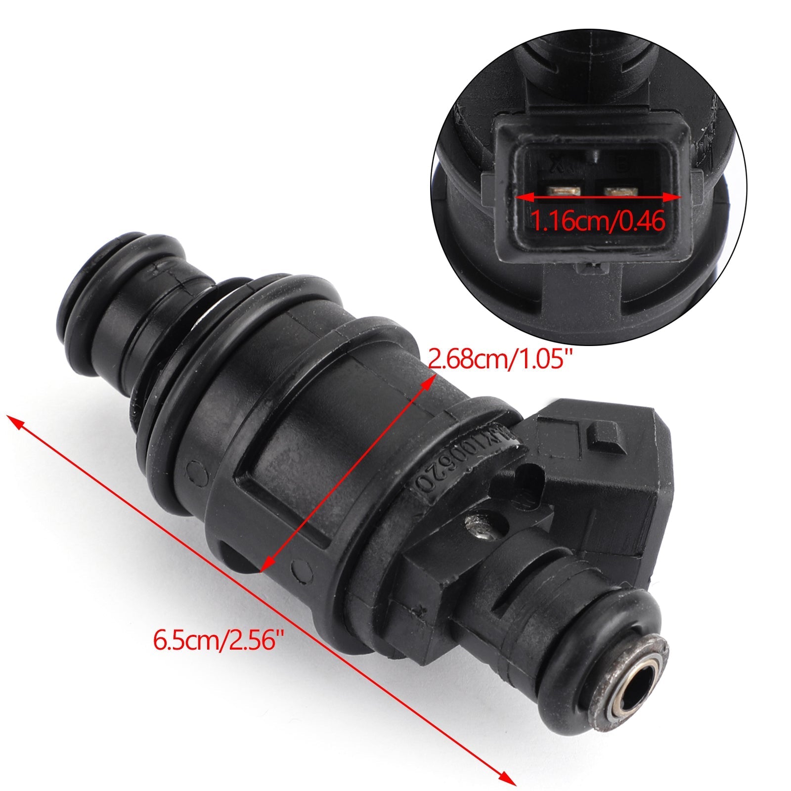 1 inyector de combustible MJY100620 compatible con LAND ROVER FREELANDER 2.5L KV6 90536149 genérico