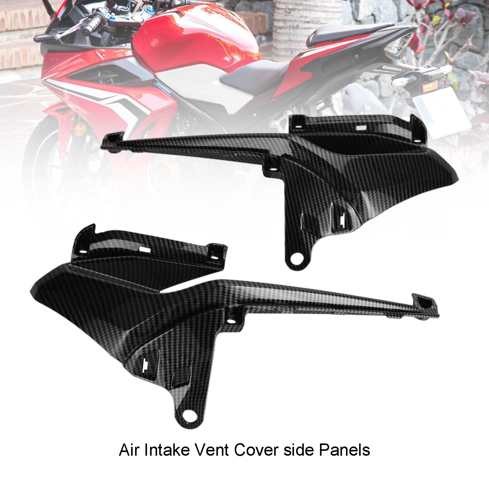 Honda CBR500R 2019-2021 Air Intake Vent Cover side Panels Carbon