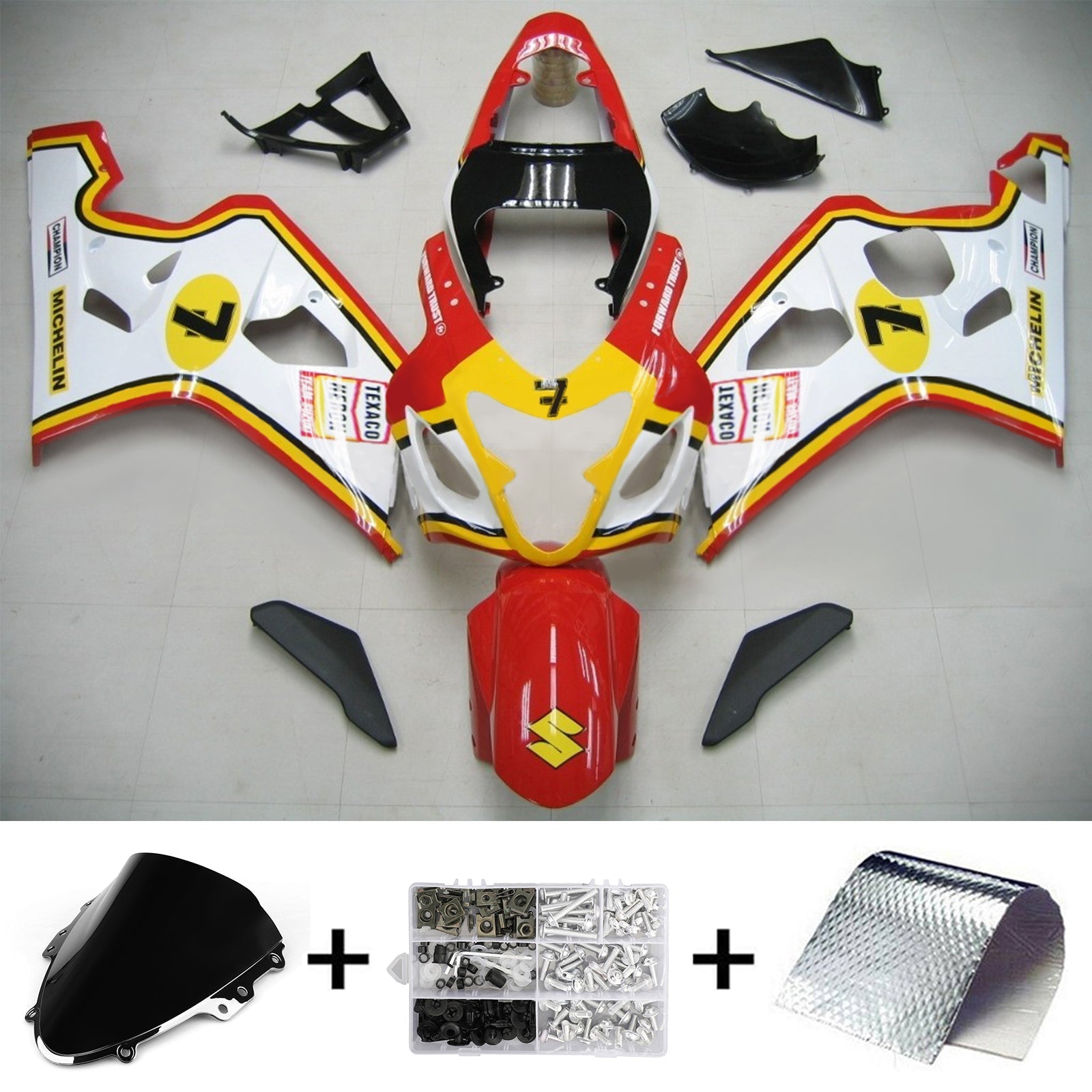 Suzuki GSXR 600/750 2004-2005 Kit Carenado Carrocería Plástico ABS