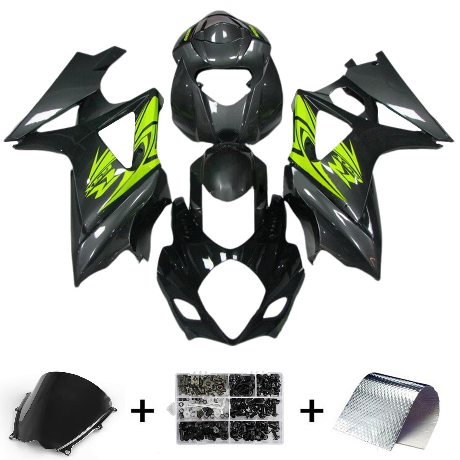 Amotopart Suzuki GSXR1000 2007-2008 K7 Fairing Kit Bodywork Plastic ABS