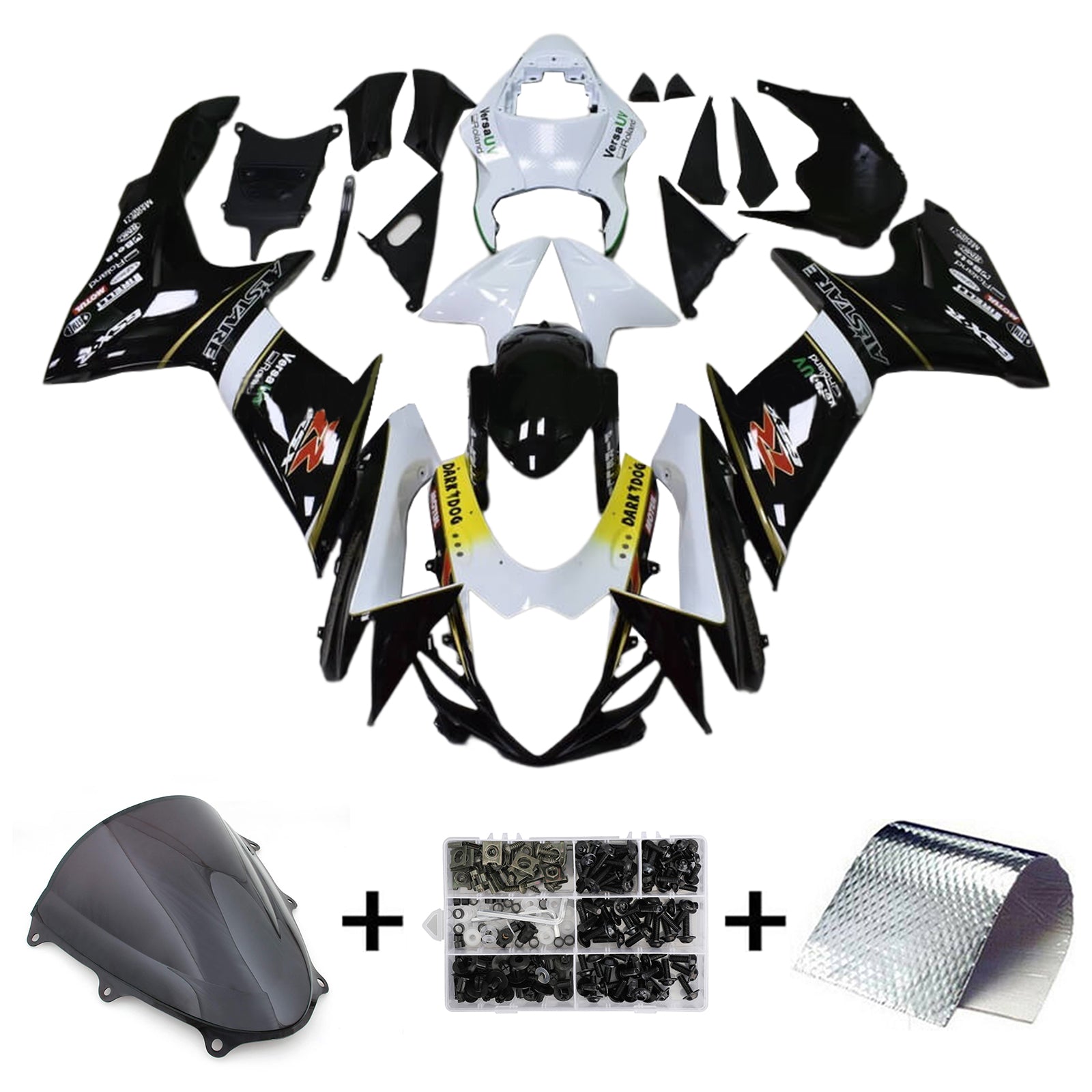 Amotopart Suzuki GSXR 600/750 2011-2024 K11 Fairing Kit Bodywork Plastic ABS