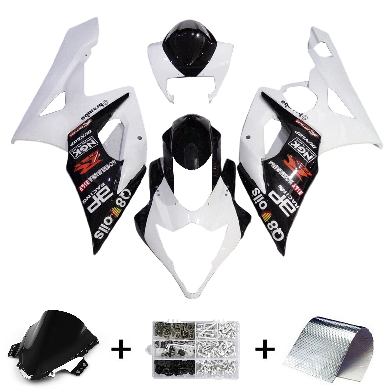 Amotopart Suzuki GSXR1000 2005-2006 K5 Fairing Kit Bodywork Plastic ABS