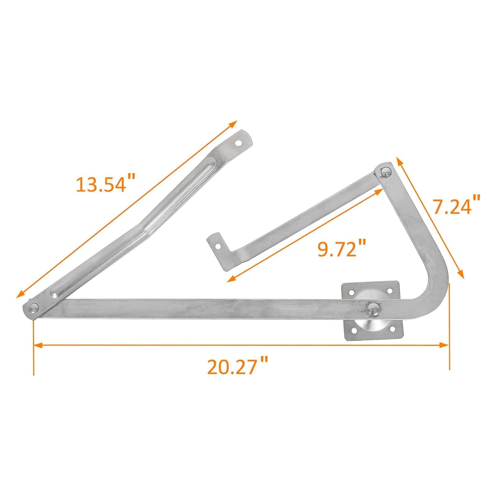 Pair Attic Ladder Spreader Hinge Arms For MFG Werner Series 55-2 after 2010