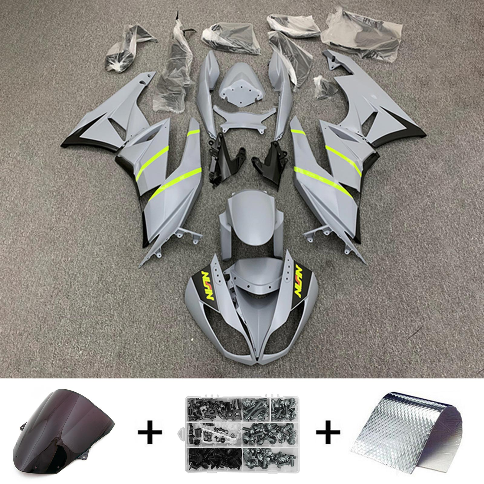 Kawasaki ZX6R 636 2009-2012 Kit Carenado Carrocería Plástico ABS