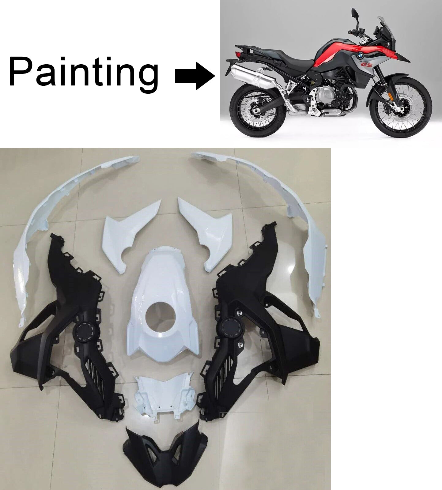 BMW F750GS F850GS 2018-2022 Kit Carenado Carrocería