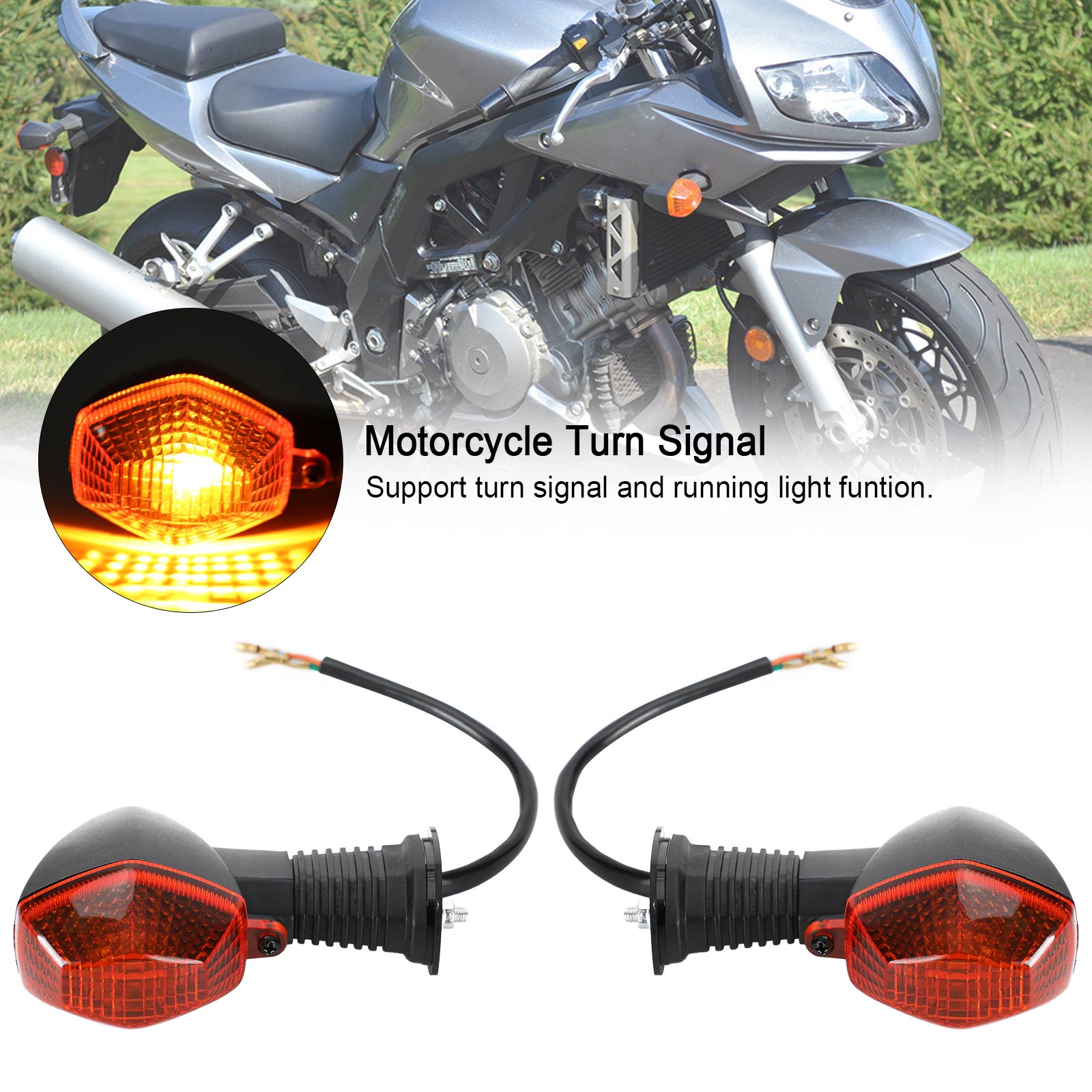 Turn Signal Blinker Indicator Lights for Suzuki DL650 DL1000 V-Strom DL Generic