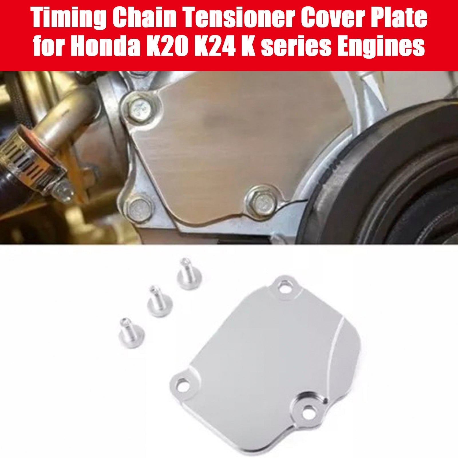 Timing Chain Tensioner Cover Plate for Honda K20 K24 K series Engines