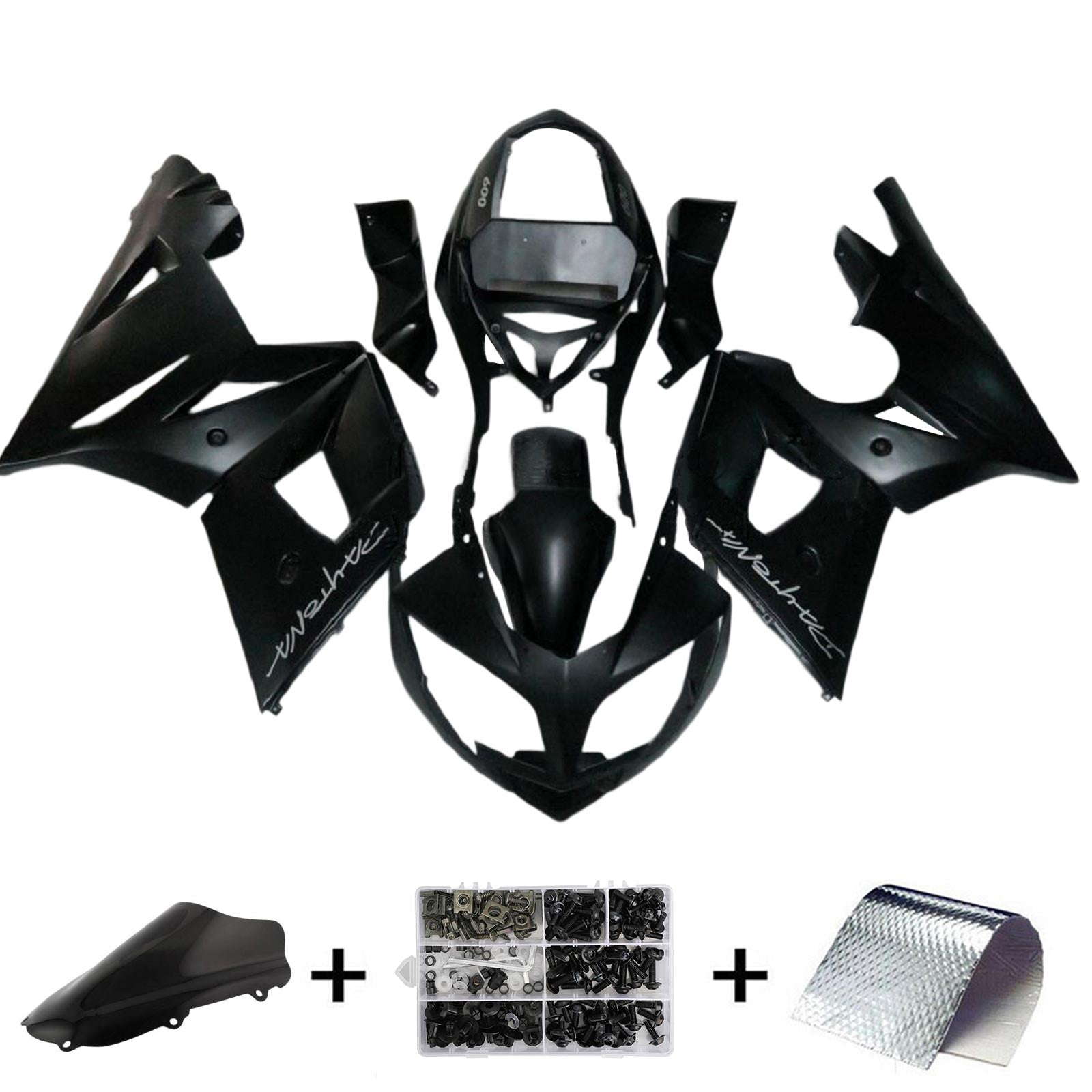 Amotopart Triumph Daytona 600 650 2002-2005 Fairing Kit Bodywork Plastic ABS