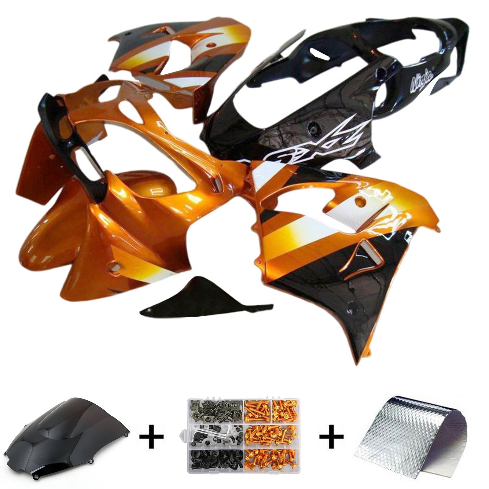 Kawasaki ZX9R 2000-2001 Fairing Kit Bodywork Plastic ABS