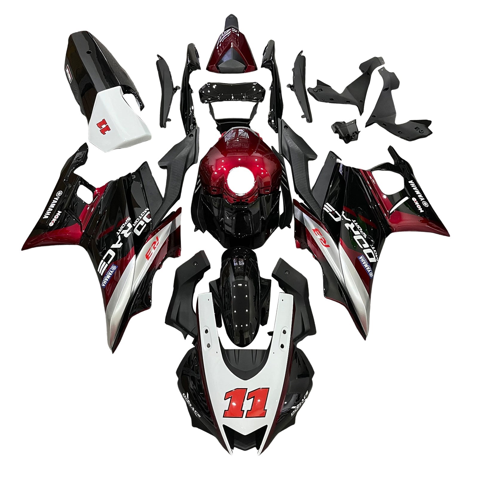 Yamaha YZF-R3 R25 2019-2021 Fairing Kit Bodywork Plastic ABS