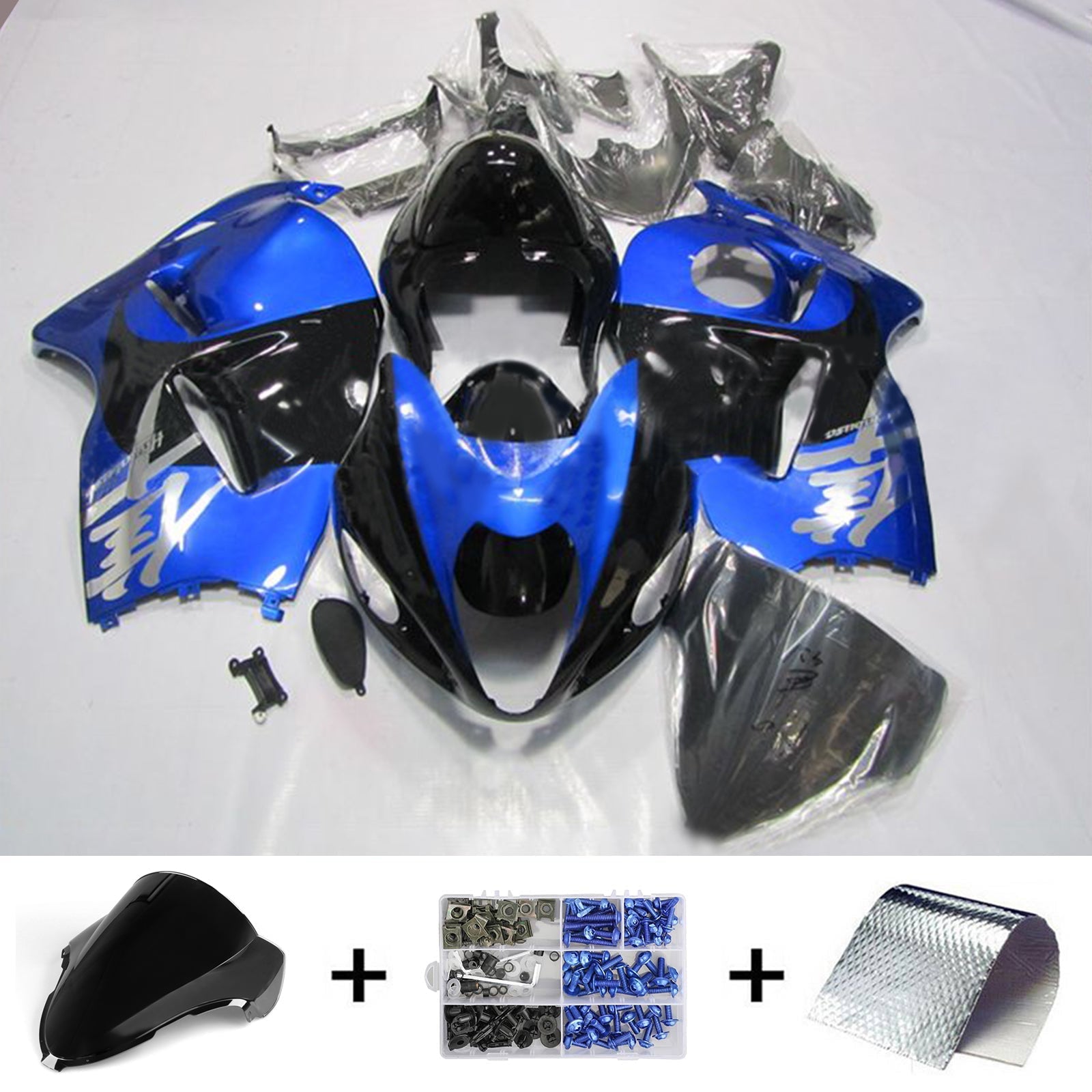 Suzuki Hayabusa GSX1300R 1999-2007 Fairing Kit Bodywork Plastic ABS