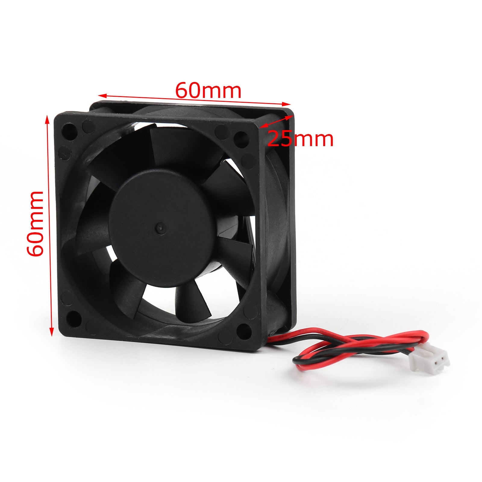 4Pcs DC Brushless Cooling Fan 24V 0.15A 6025S 60x60x25mm 2 Pin CUP Computer Fan