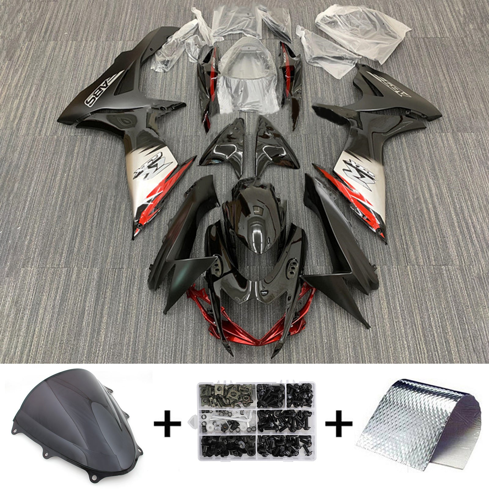 Amotopart Suzuki GSXR 600/750 2011-2024 K11 Fairing Kit Bodywork Plastic ABS