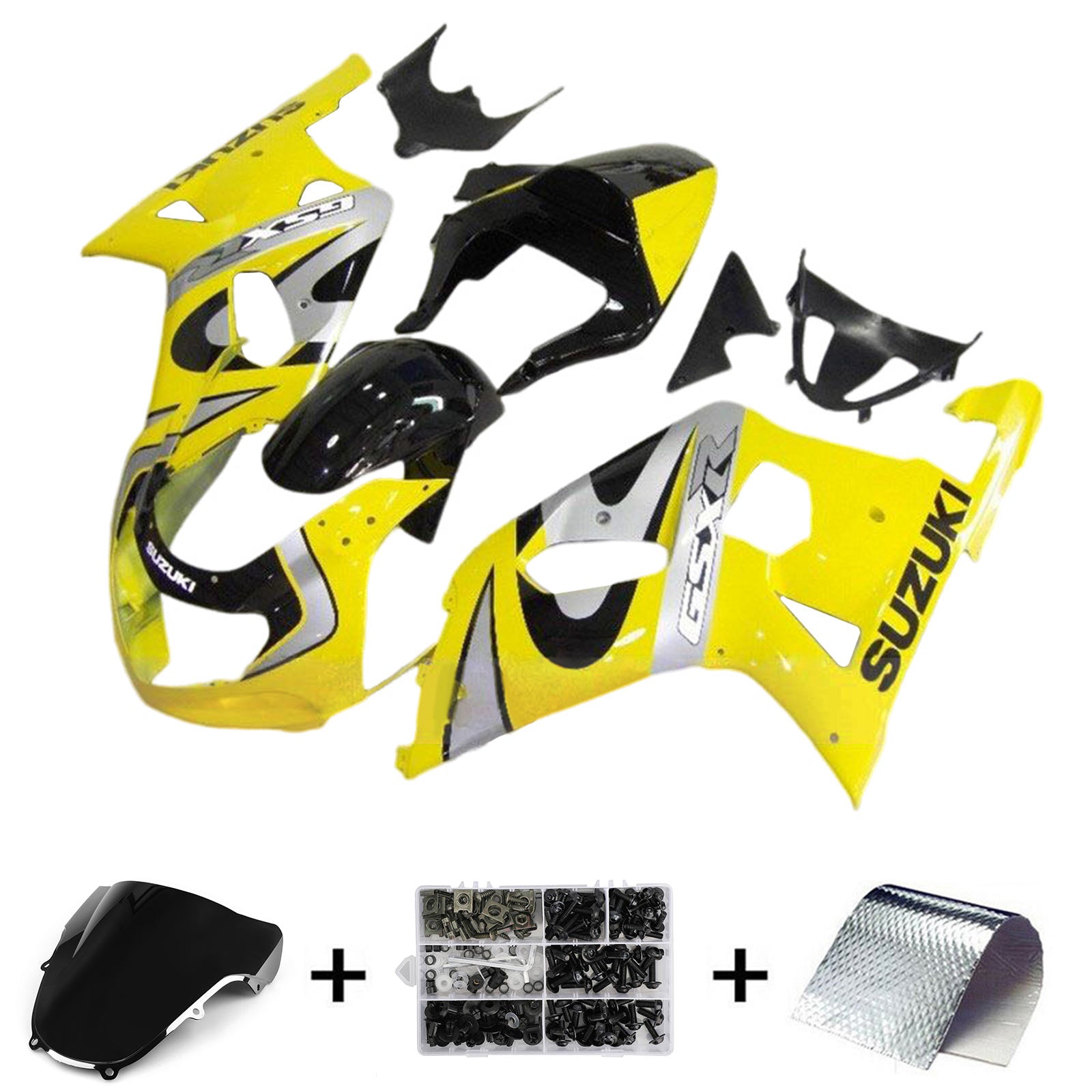 Amotopart Suzuki GSXR600 2001-2003 GSXR750 2000-2003 K1 Fairing Kit