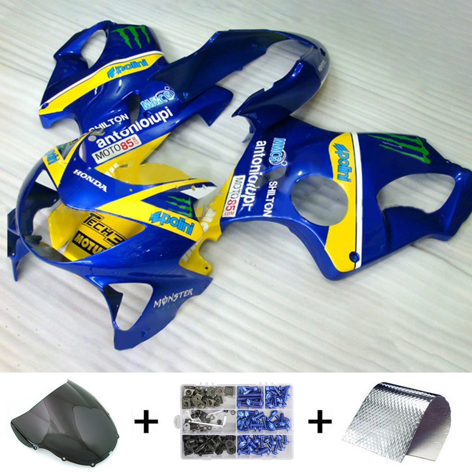 Honda CBR600 F4 1999-2000 Kit Carenado Carrocería Plástico ABS