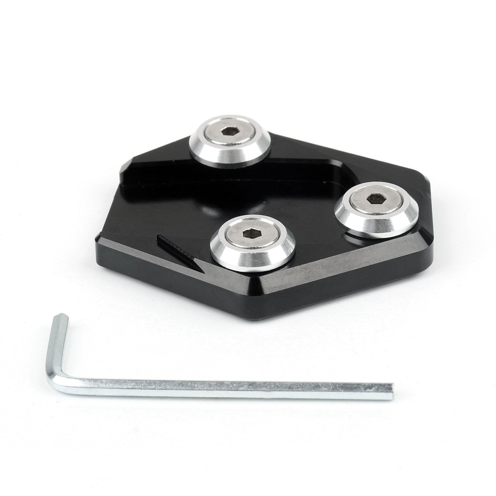 Almohadilla de placa ampliadora de soporte lateral para HONDA Grom MSX 125 MSX125 BLK 14-15