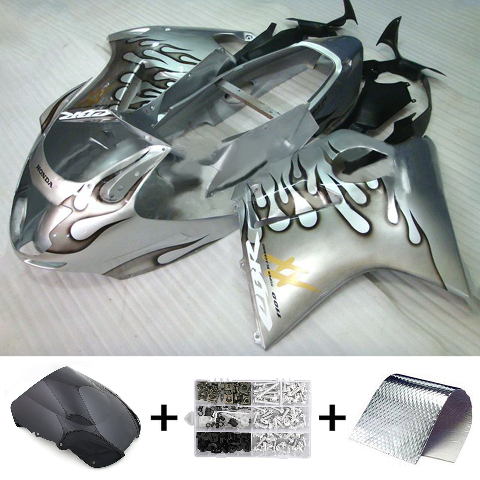 Honda CBR1100XX SuperBlackBird 1996-2007 Fairing Kit Bodywork ABS