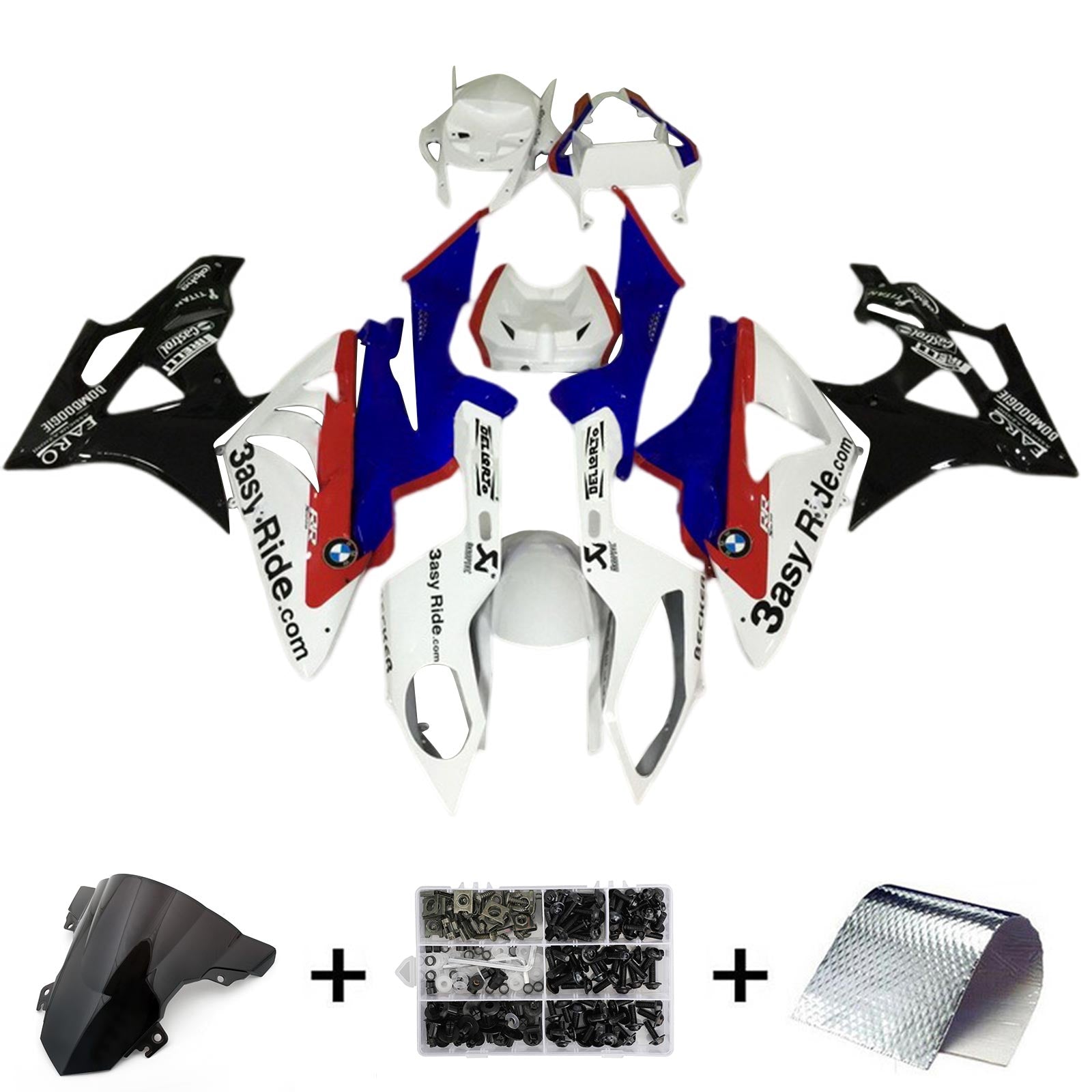 Amotopart BMW S1000RR 2017-2018 Kit Carenado Carrocería Plástico ABS