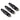 3Pcs Fuel Injector For Mitsubishi L2E L3E S3L S4L S4L2 Engine MM43594101