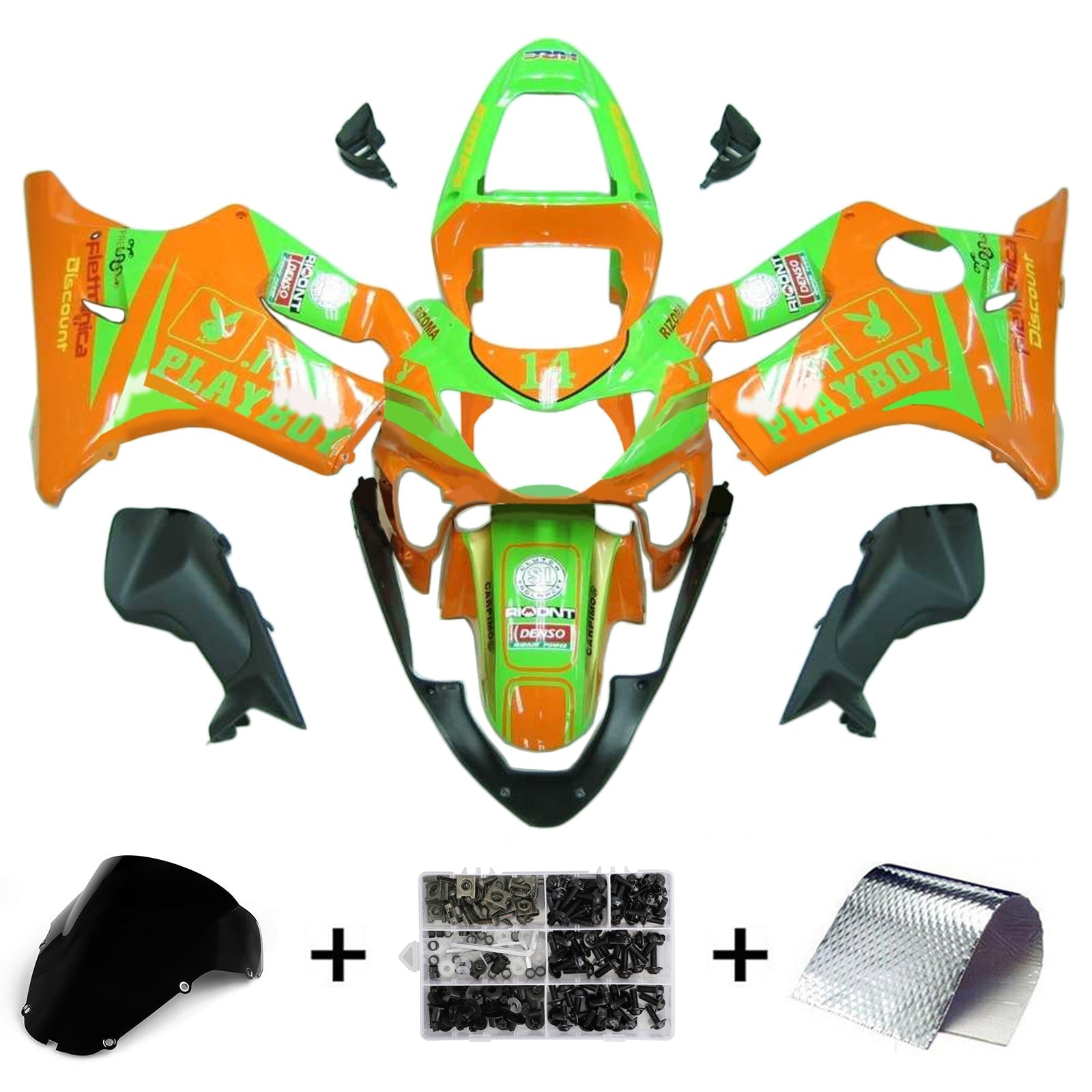 Honda CBR600 F4i 2001-2003 Kit Carenado Carrocería Plástico ABS