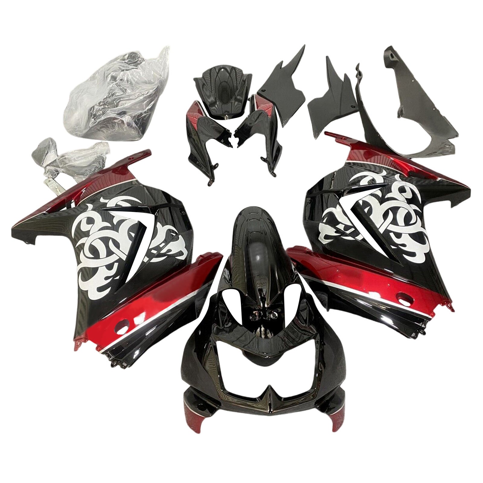 Kawasaki EX250 Ninja250R 2008-2012 Kit Carenado Carrocería Plástico ABS